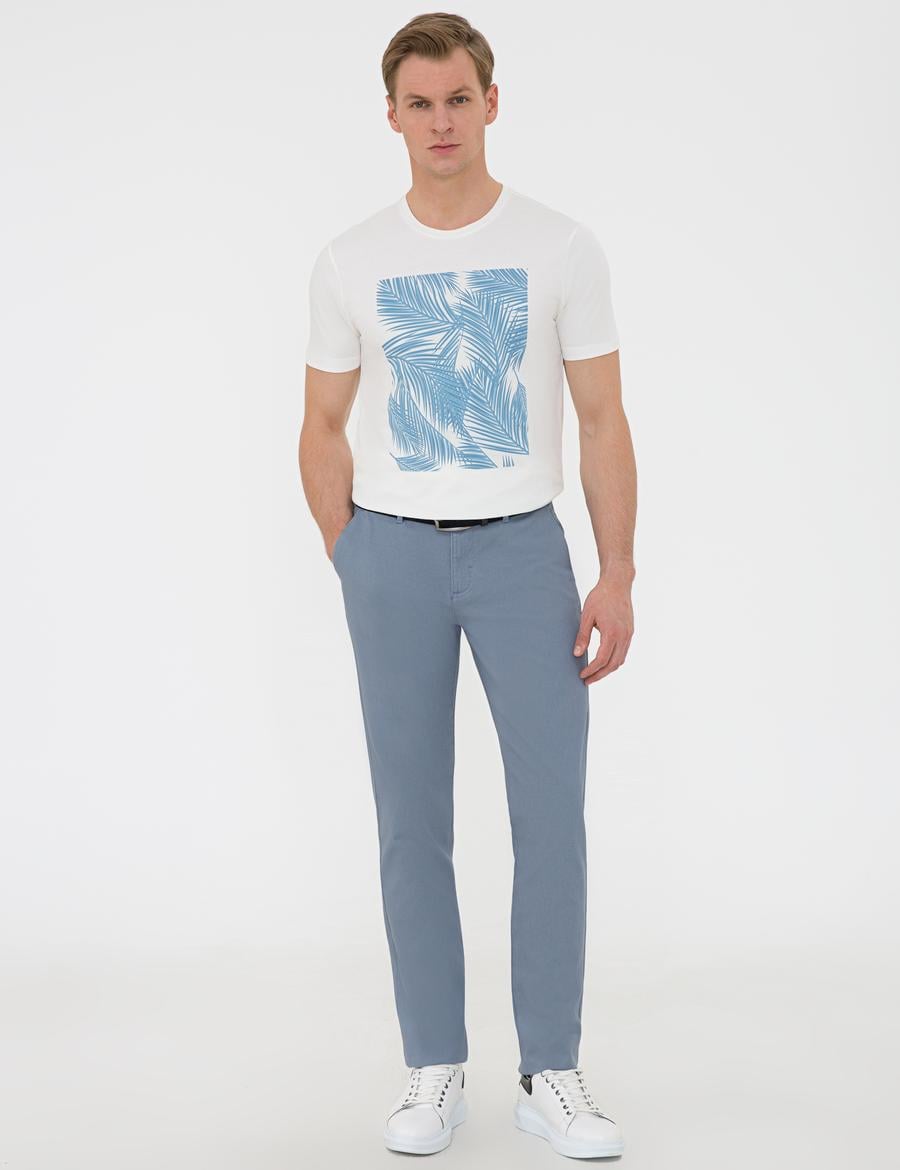 Saks Regular Fit Kanvas Pantolon