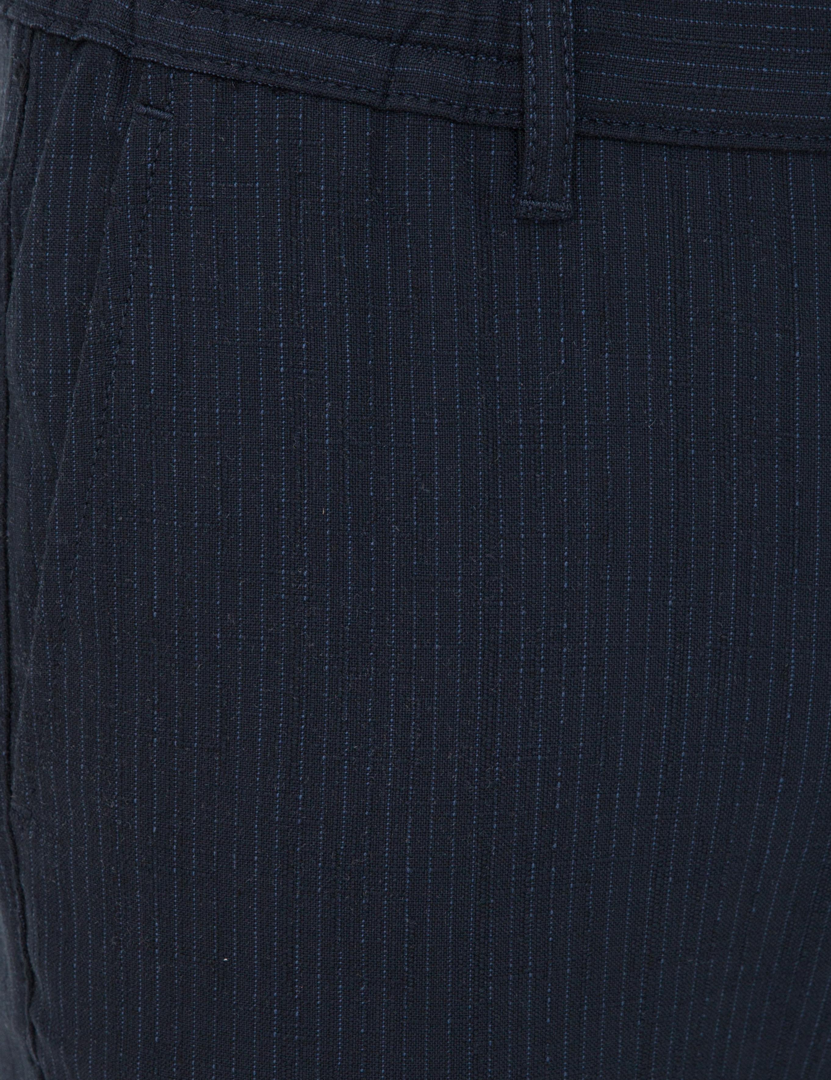 Lacivert Carrot Fit Chino Pantolon