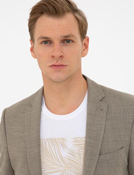 Açık Kahverengi Slim Fit Ceket - 50200015047
