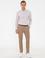 Vizon Slim Fit Keten Karışımlı Chino Pantolon