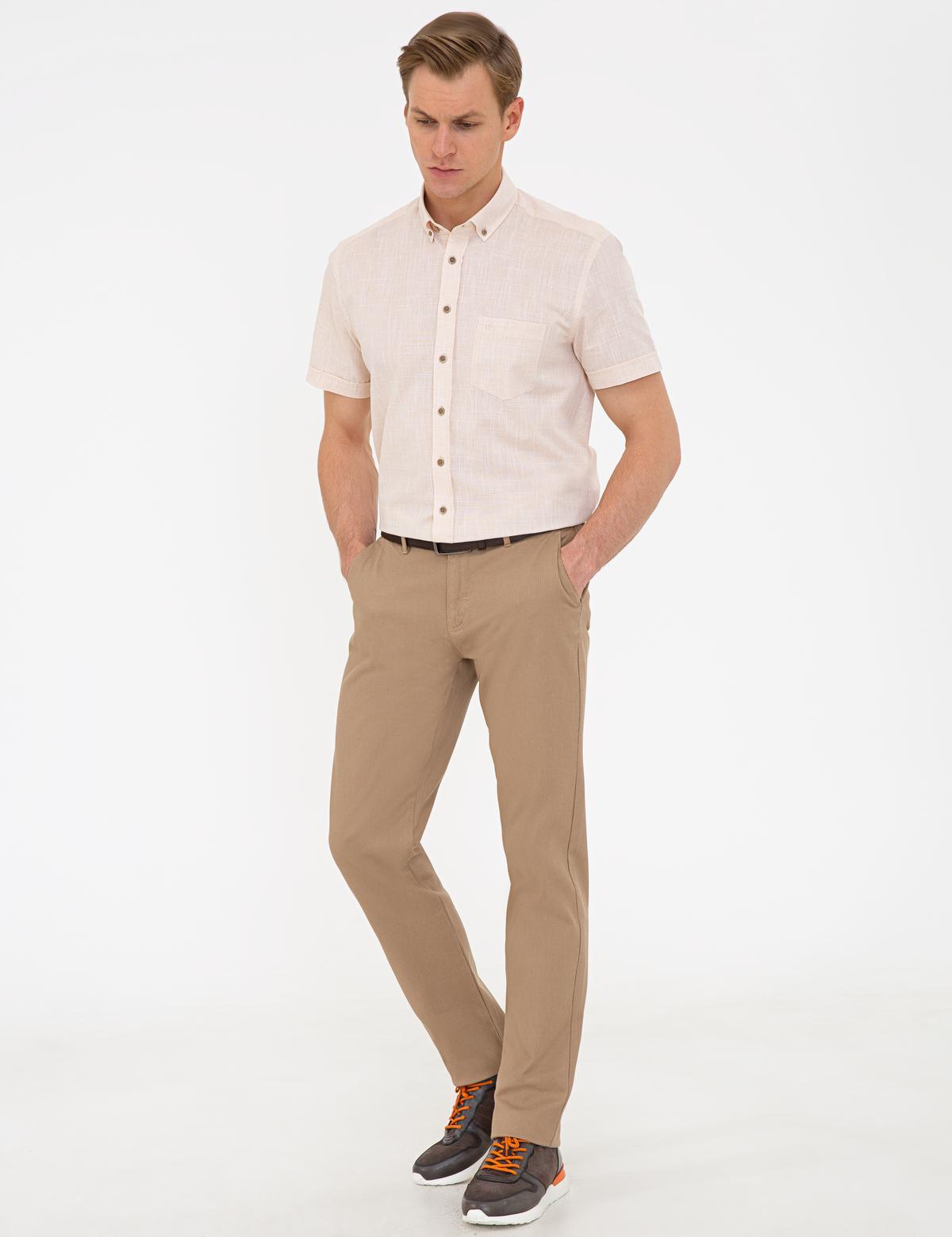 Vizon Regular Fit Kanvas Pantolon - 50233235276