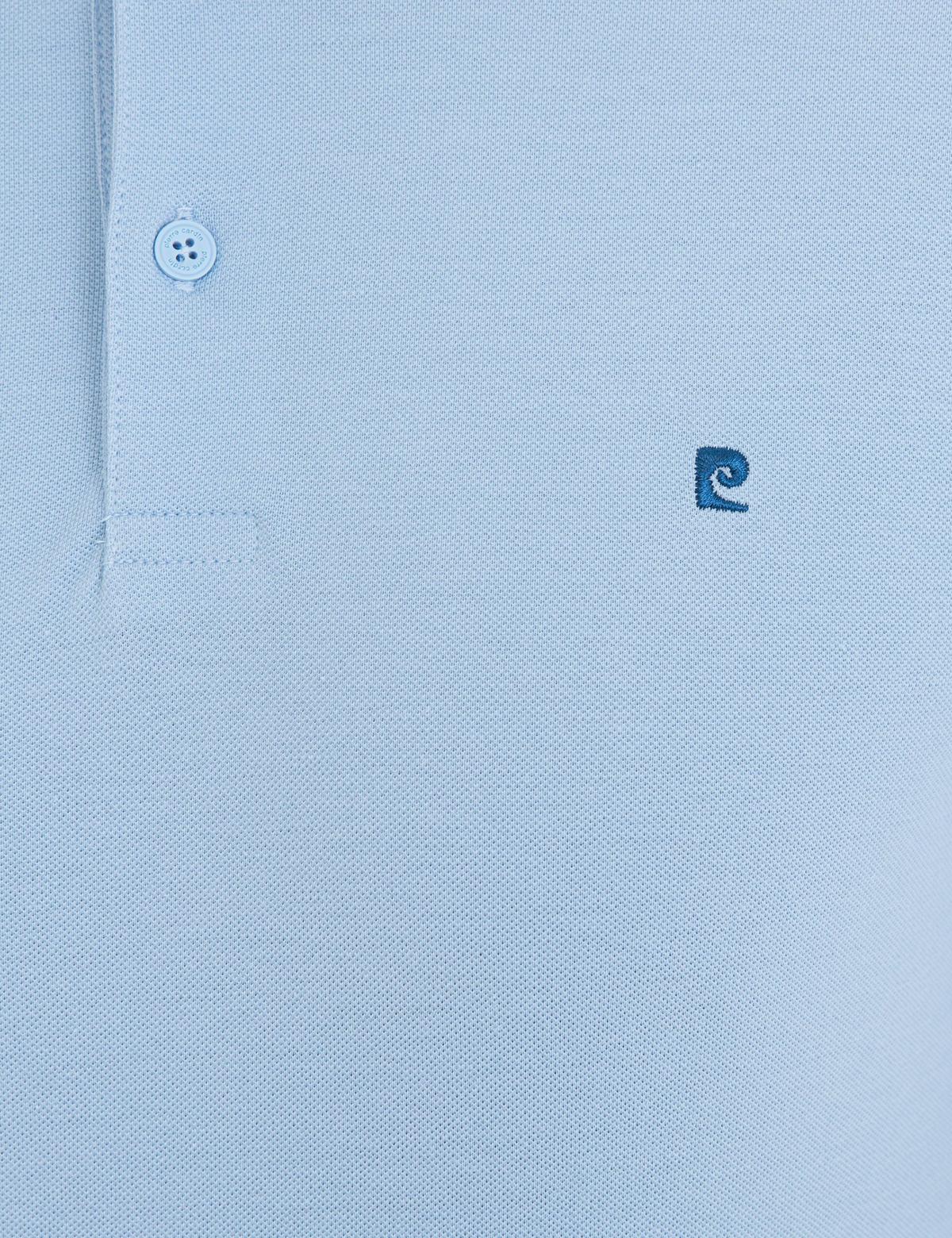 Açık Mavi Slim Fit Basic Polo Yaka T-Shirt - 50239844023