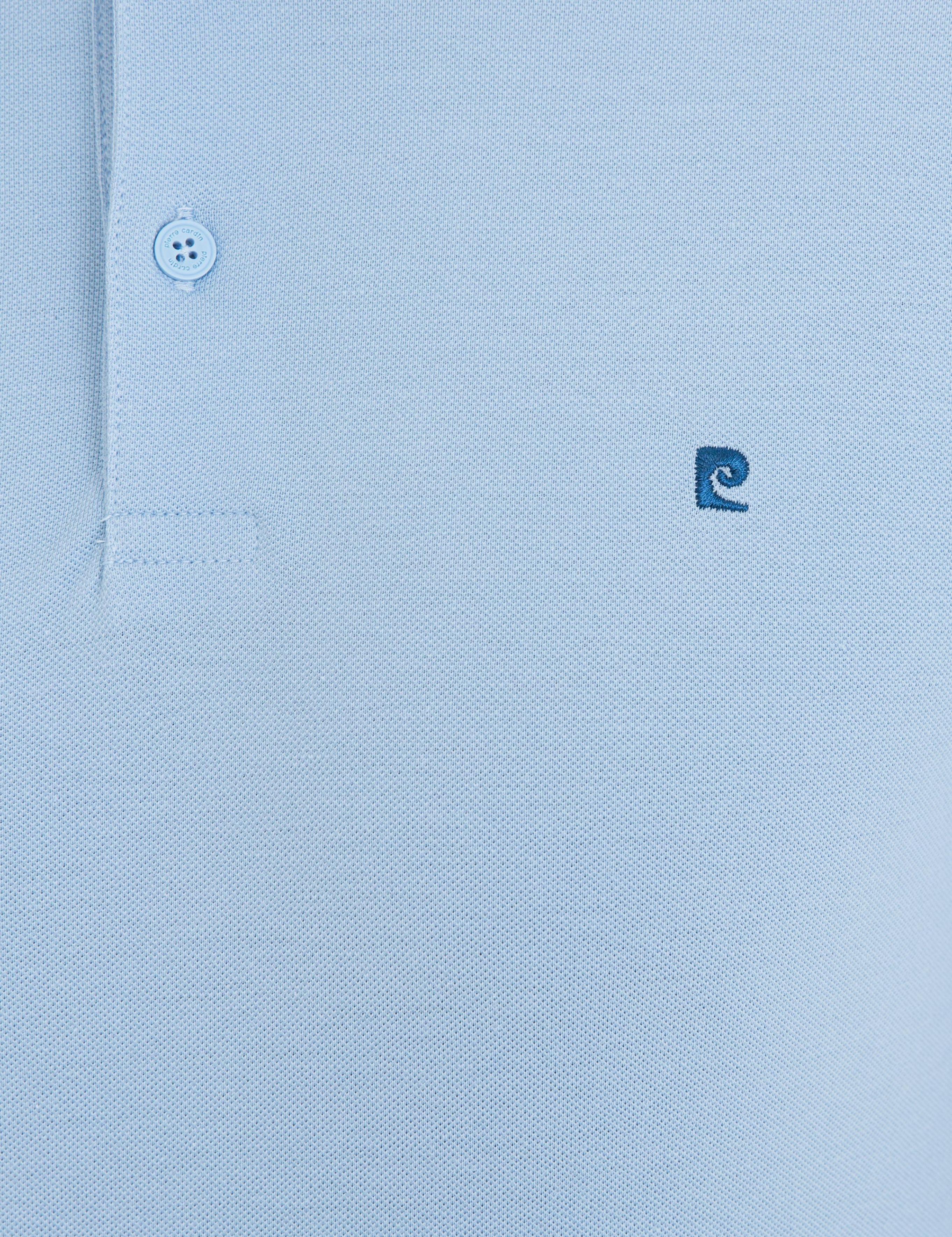 Açık Mavi Slim Fit Basic Polo Yaka T-Shirt