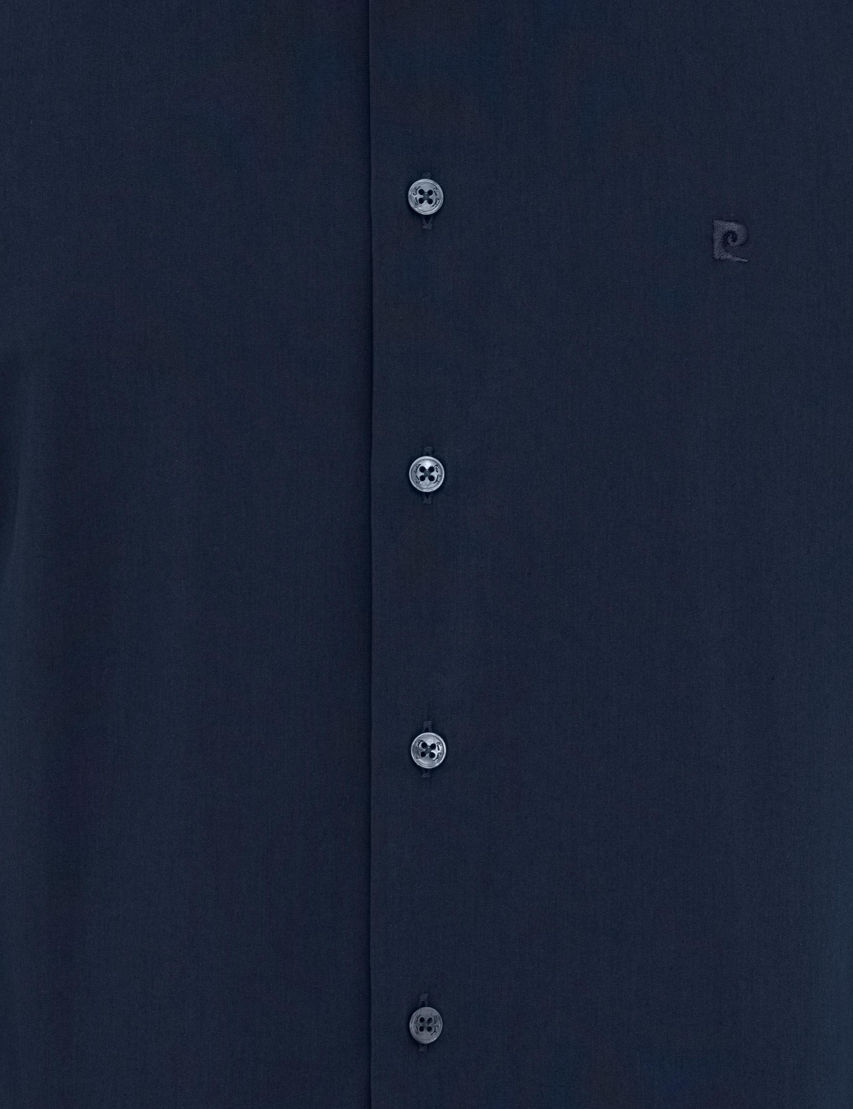 Lacivert Regular Fit Basic Gömlek