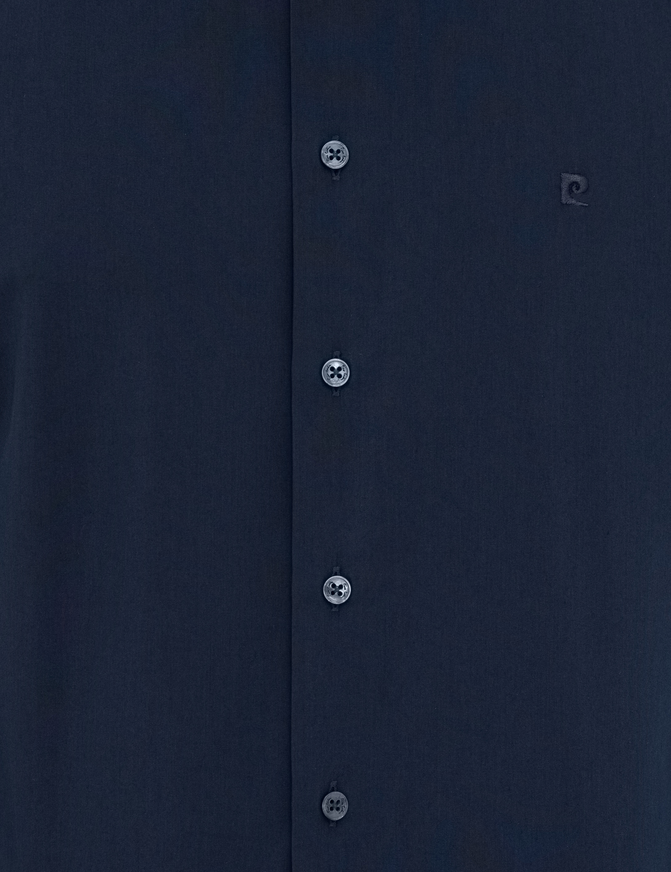 Lacivert Regular Fit Basic Gömlek