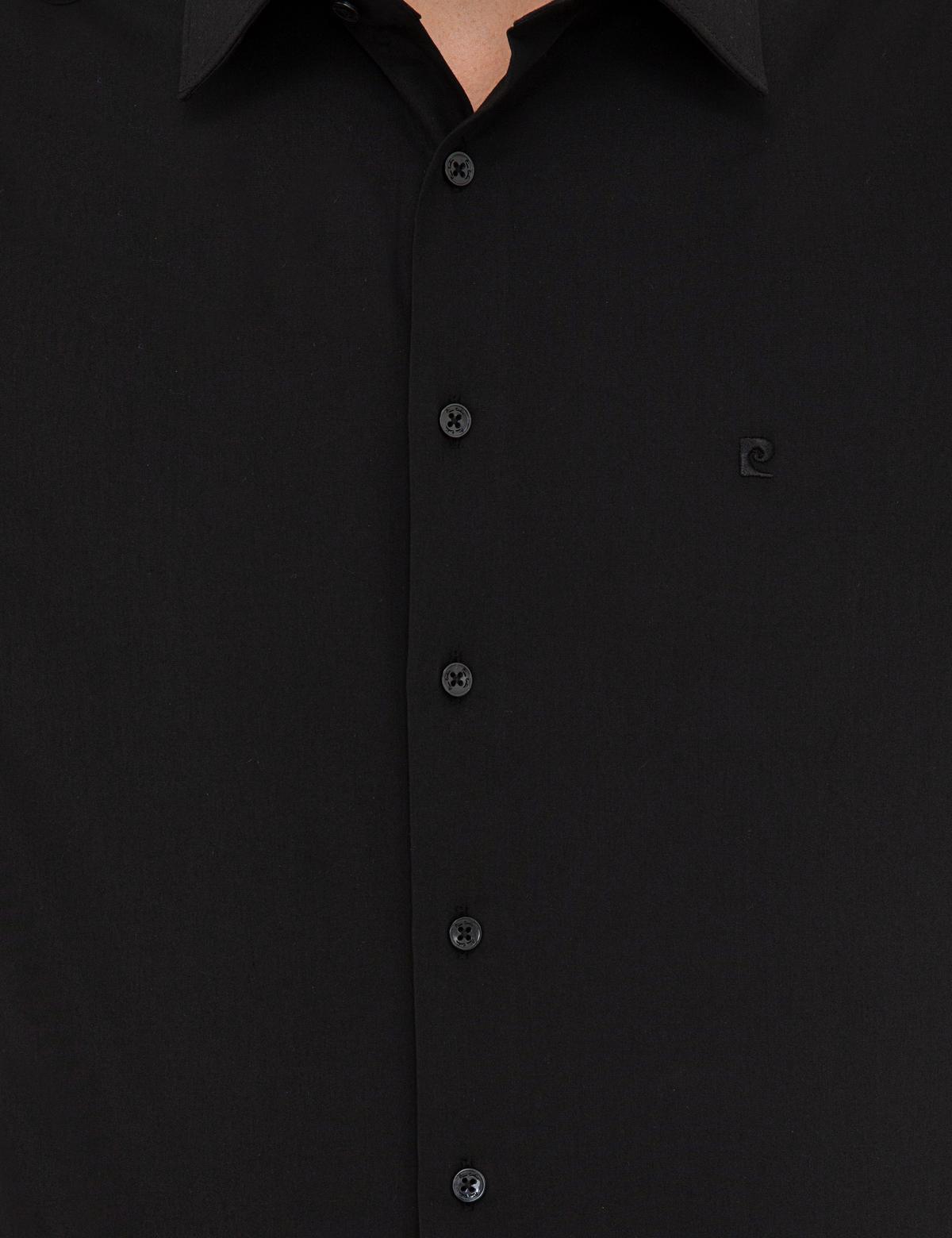 Siyah Regular Fit Basic Gömlek - 50242131041