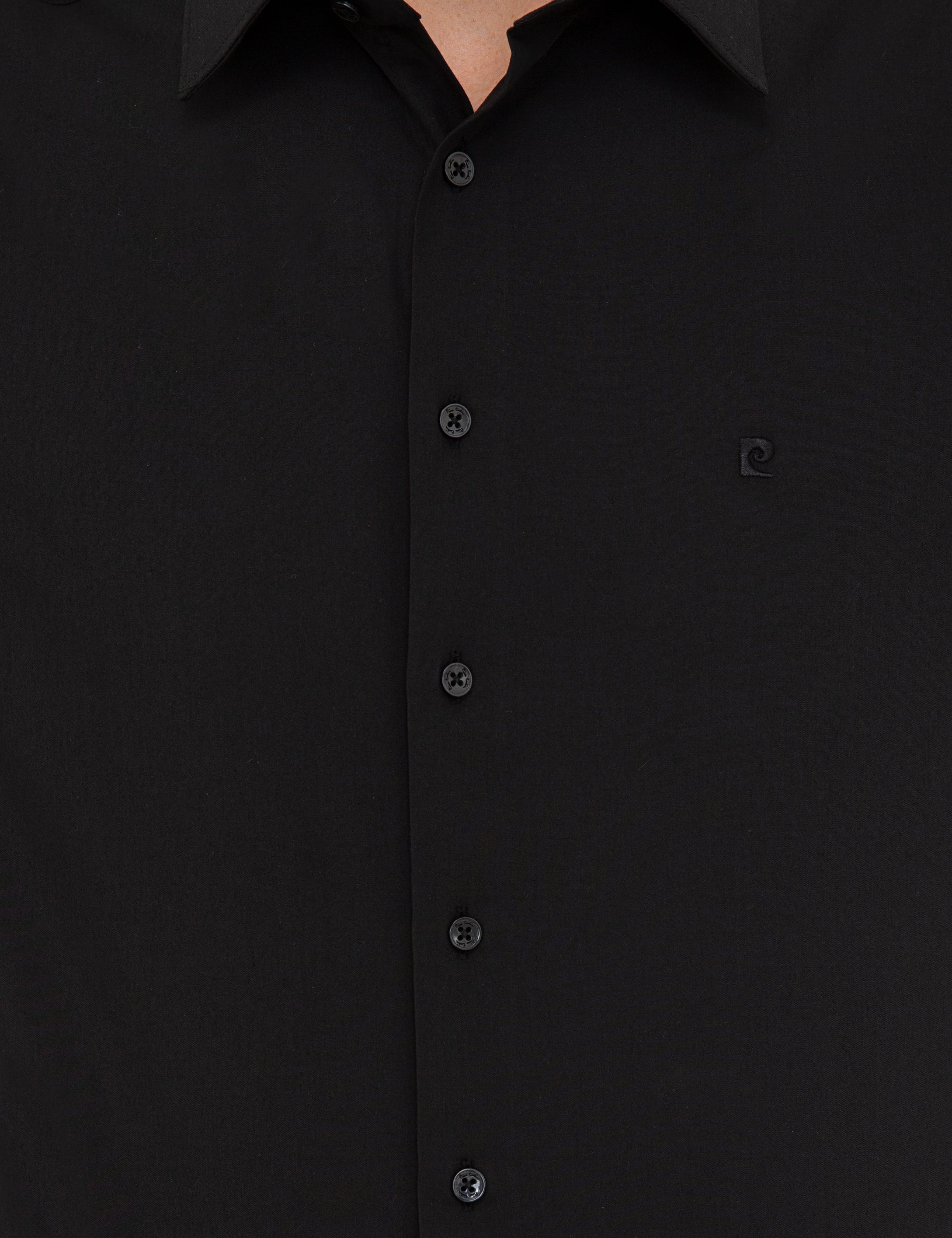 Siyah Regular Fit Basic Gömlek