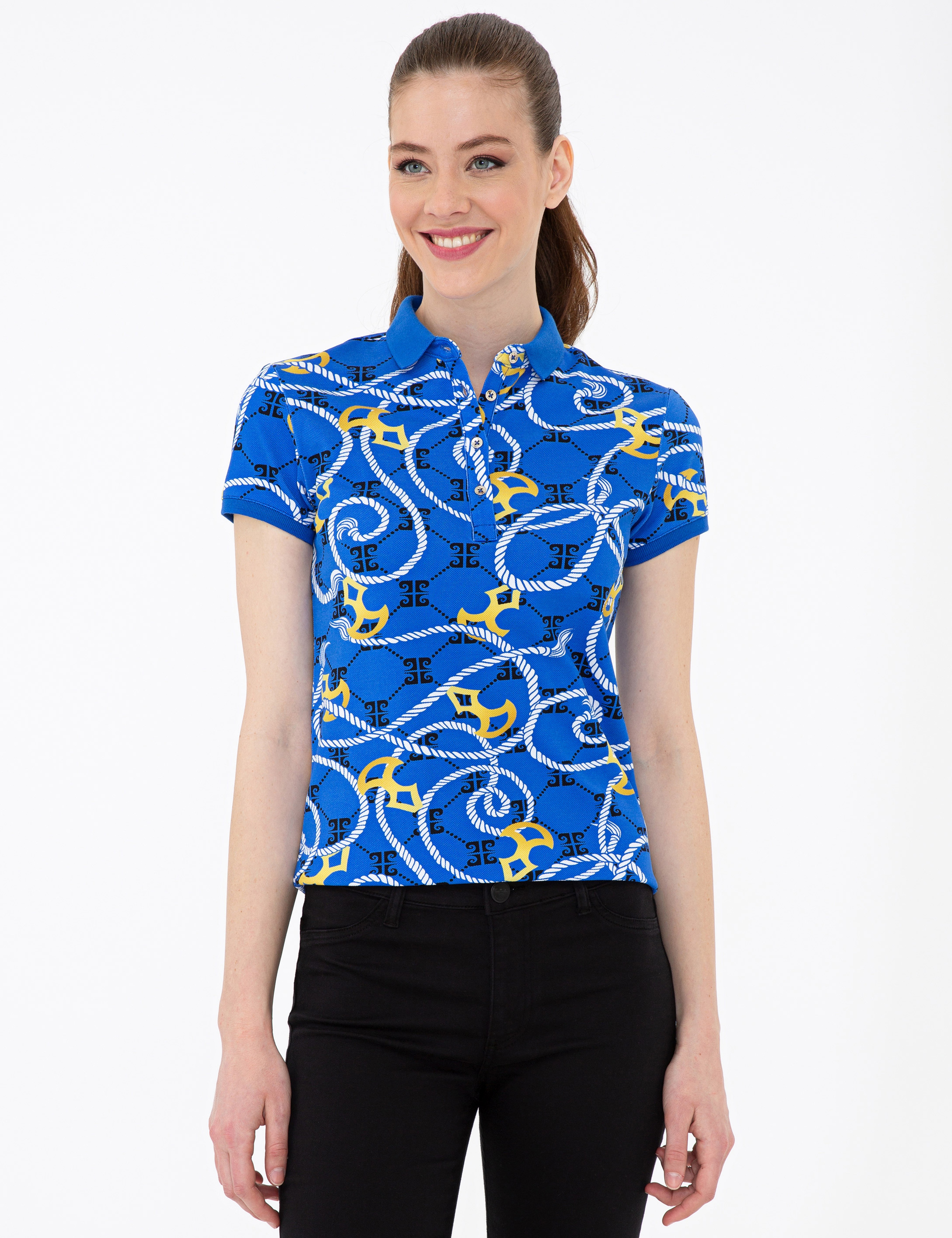Saks Slim Fit Tişört - Image 1