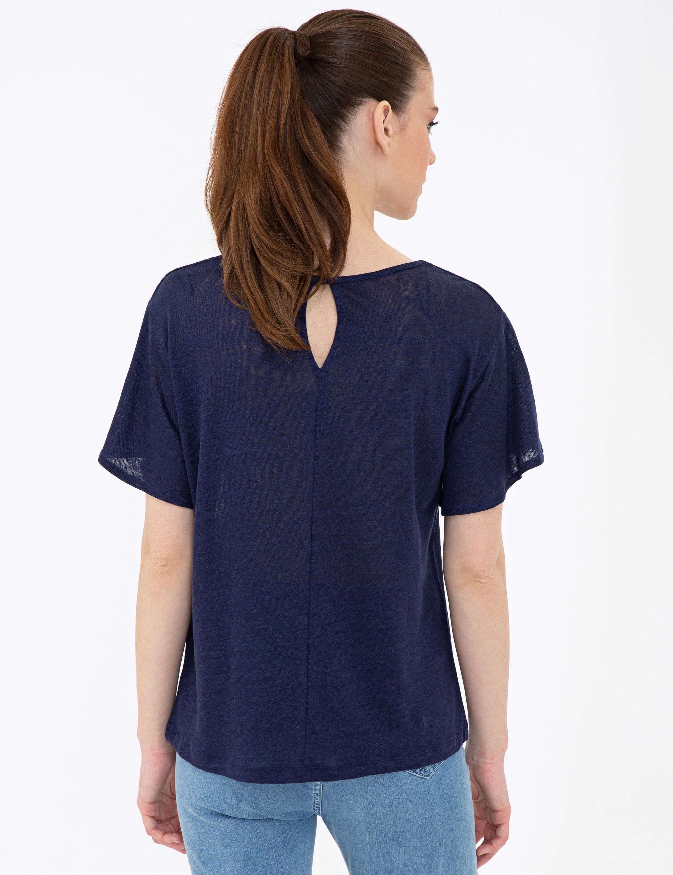 Lacivert Regular Fit Tişört