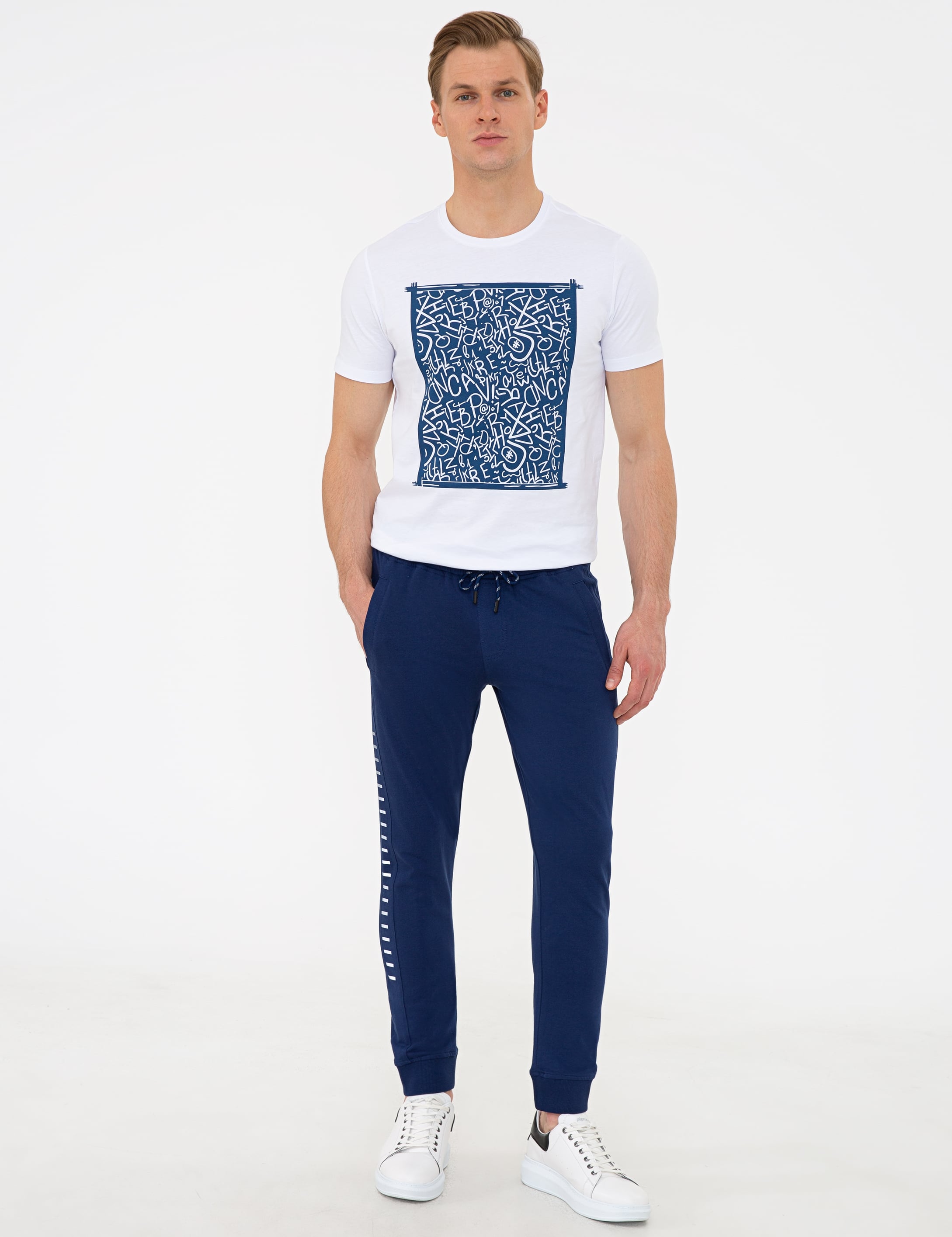 Lacivert Ex. Slim Fit Eşofman Altı