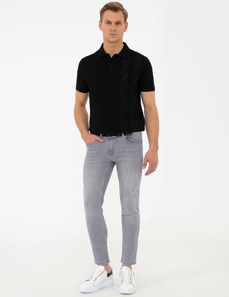 Gri Slim Fit Jean Pantolon - 50236125033
