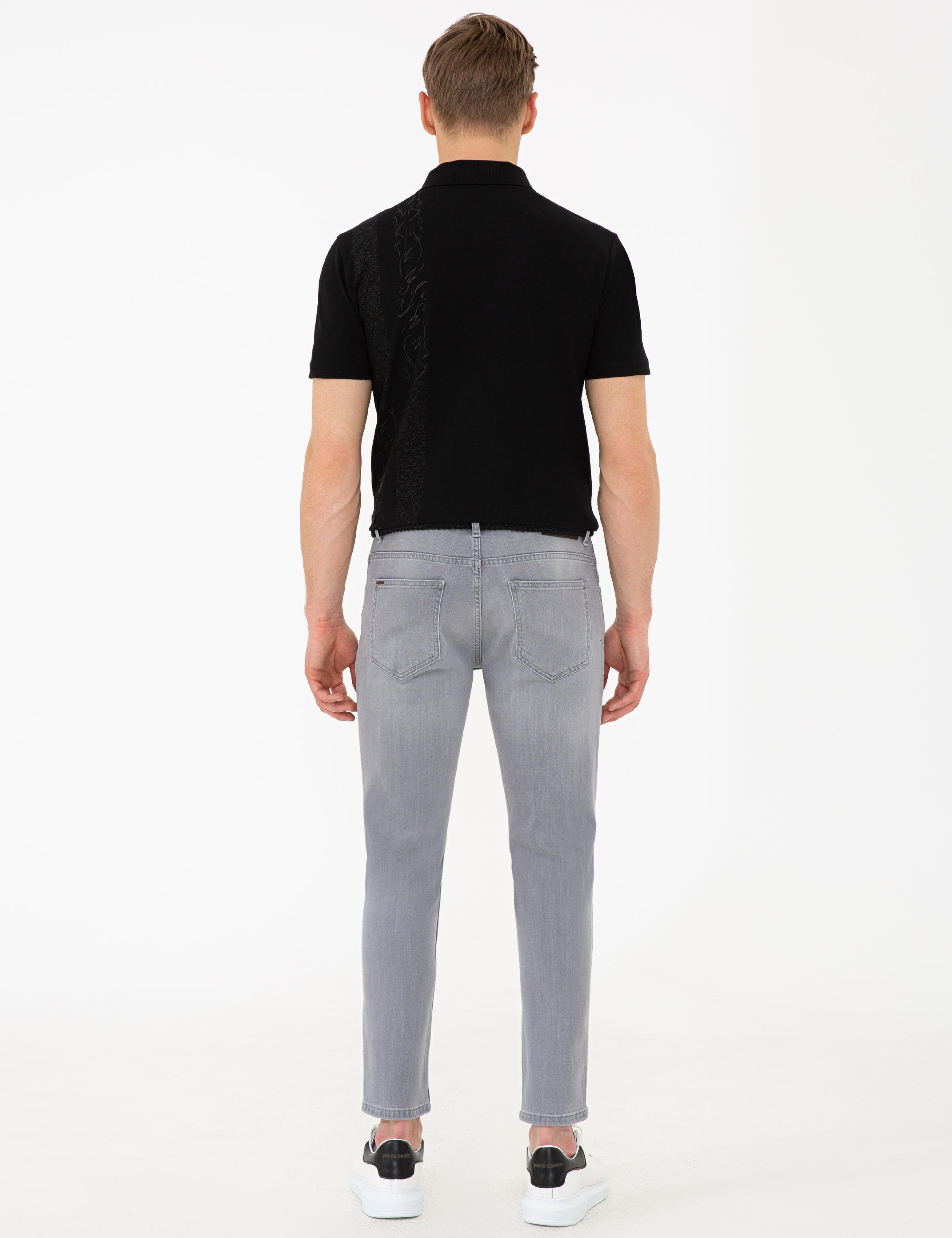 Gri Slim Fit Jean Pantolon