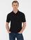 Siyah Regular Fit Basic Polo Yaka T-Shirt