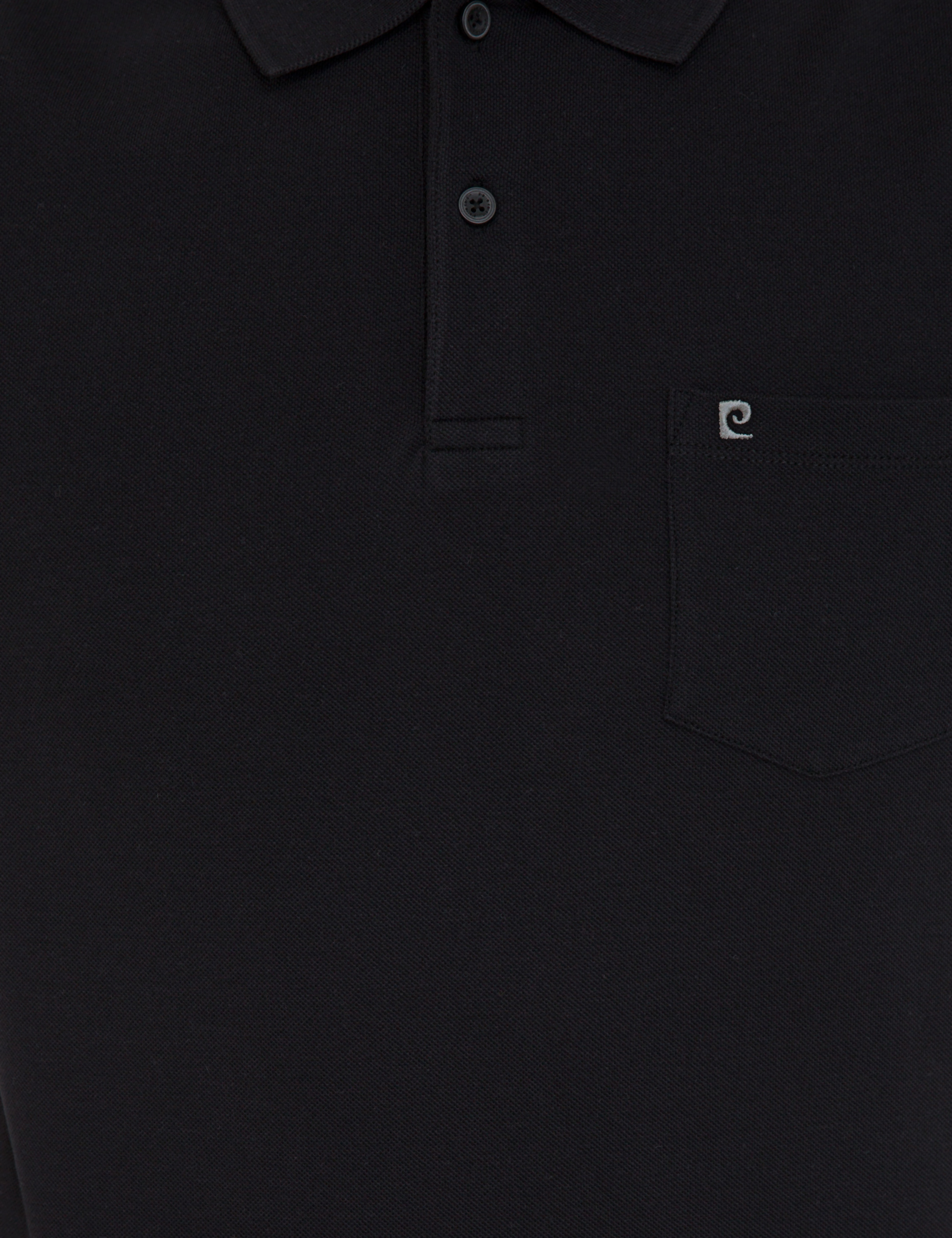 Siyah Regular Fit Basic Polo Yaka T-Shirt - Image 5