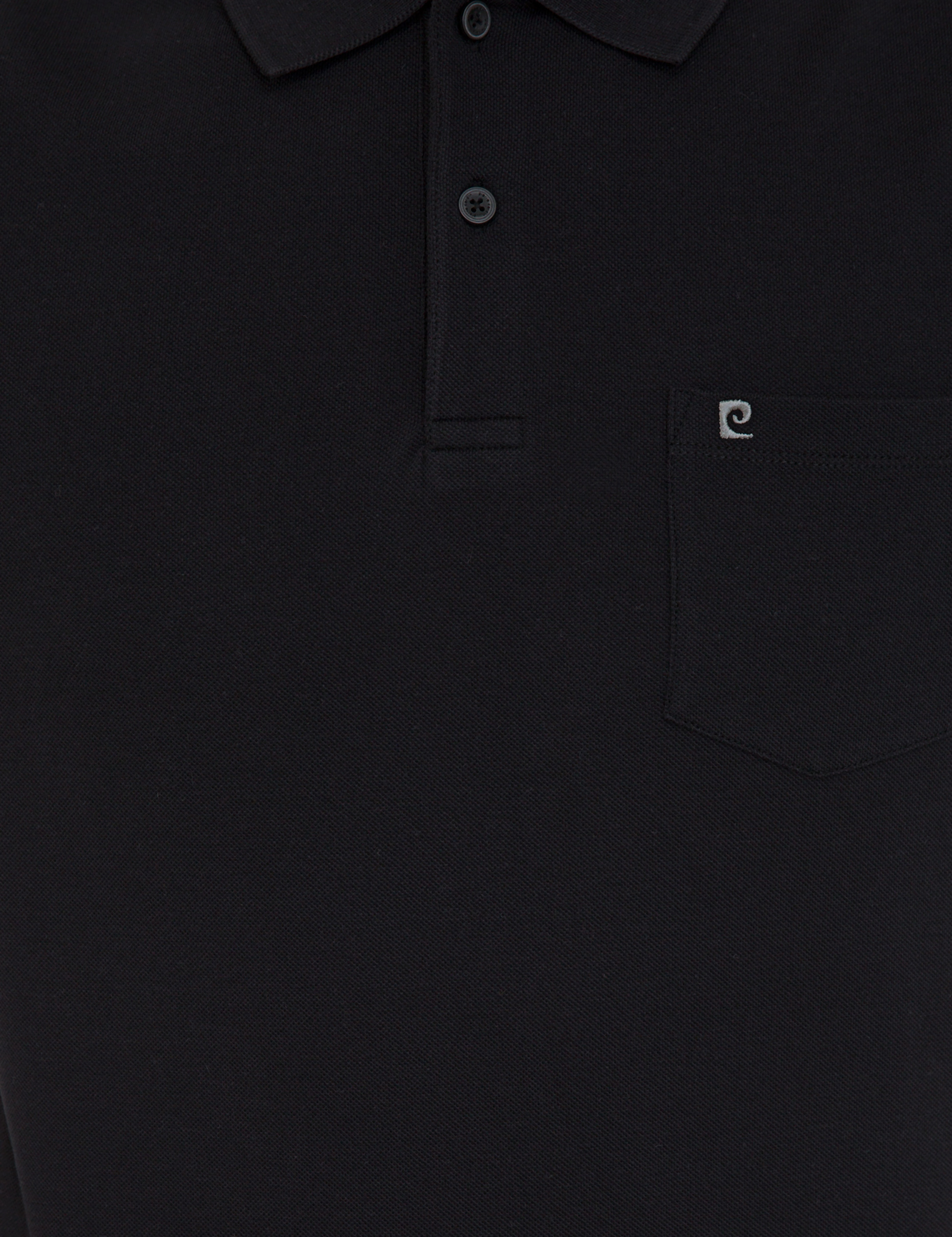 Siyah Regular Fit Basic Polo Yaka T-Shirt