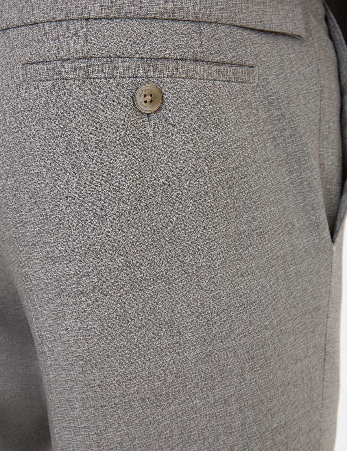 Bej Slim Fit Takım Elbise - 50233664089