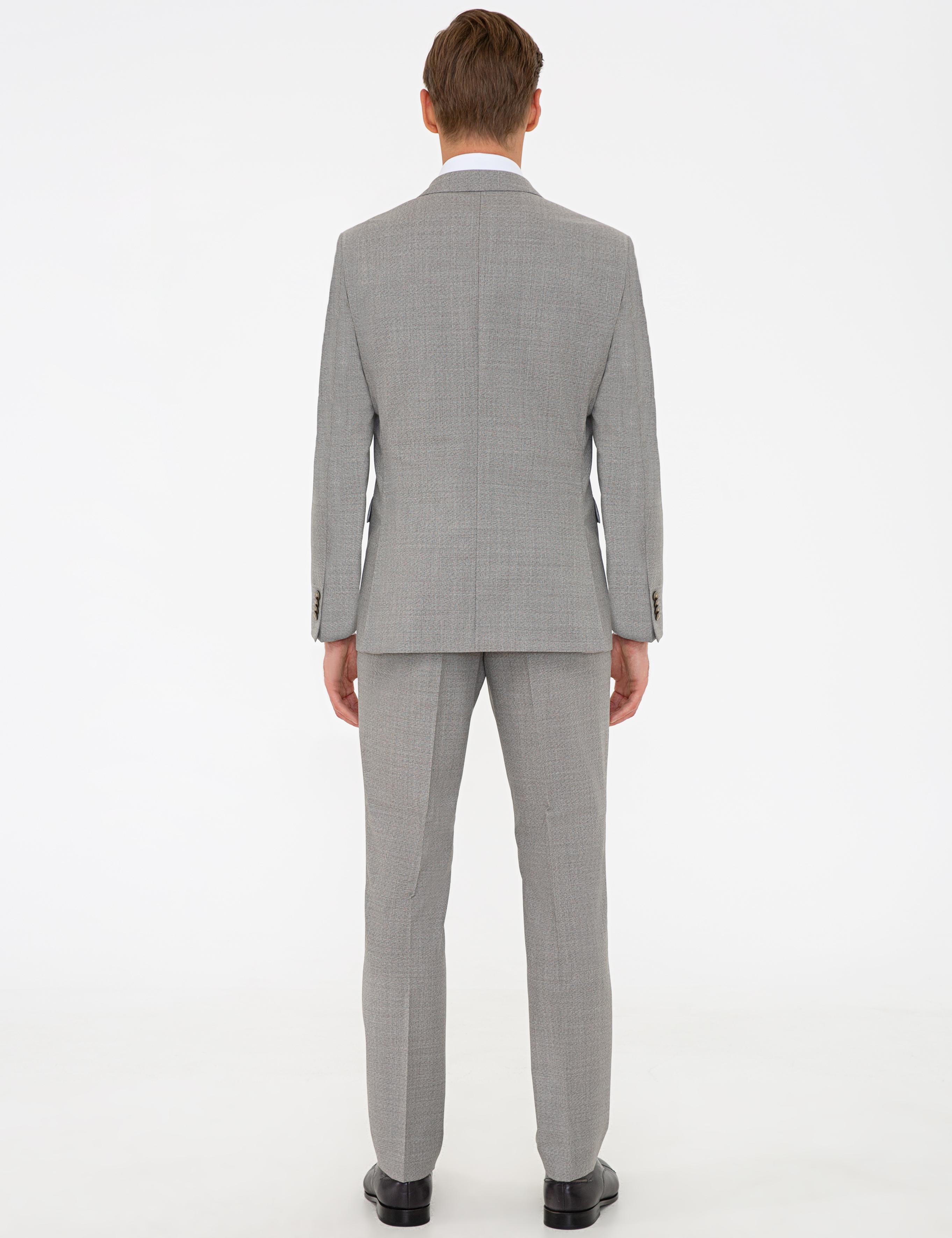 Bej Slim Fit Takım Elbise