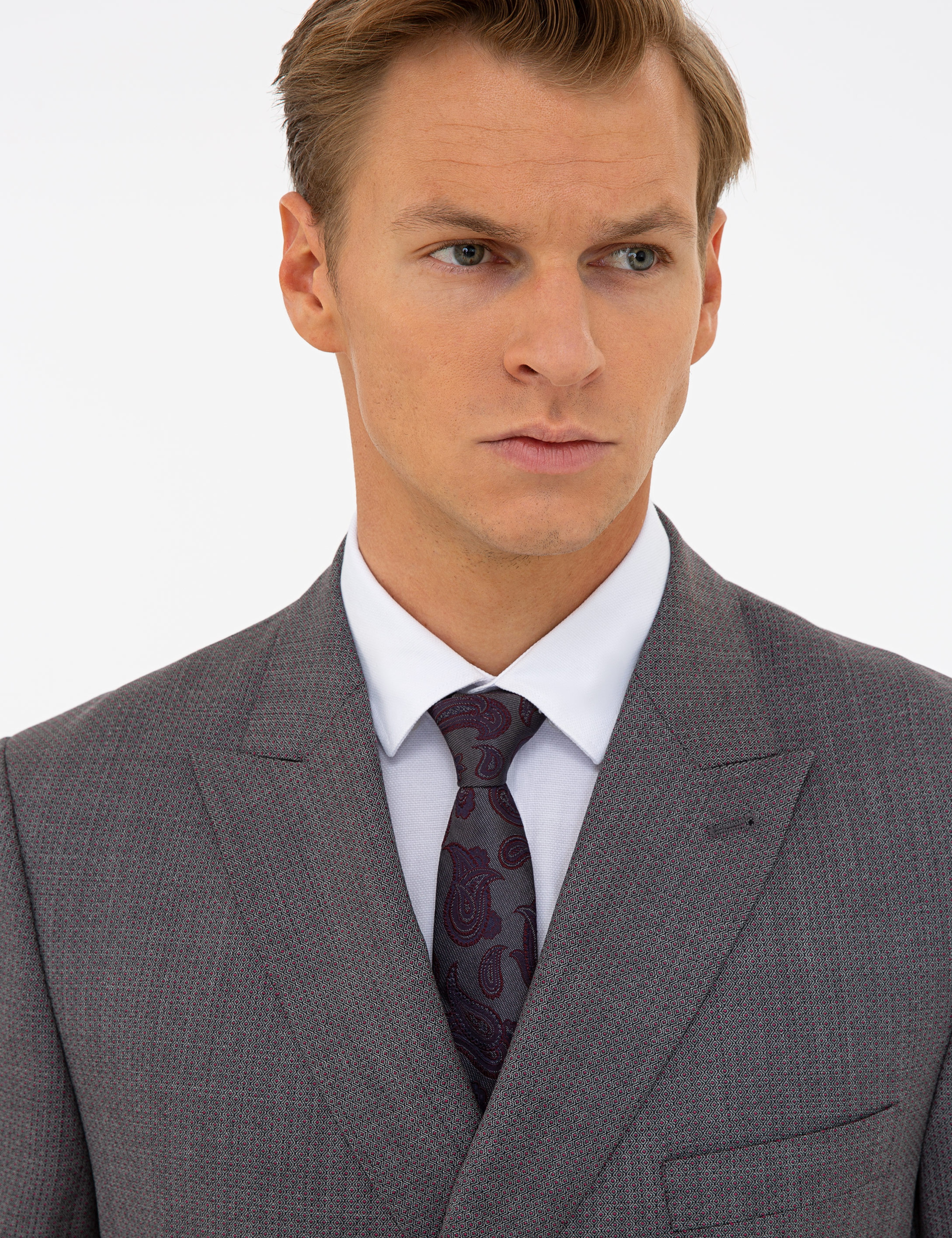 Füme Slim Fit Takım Elbise