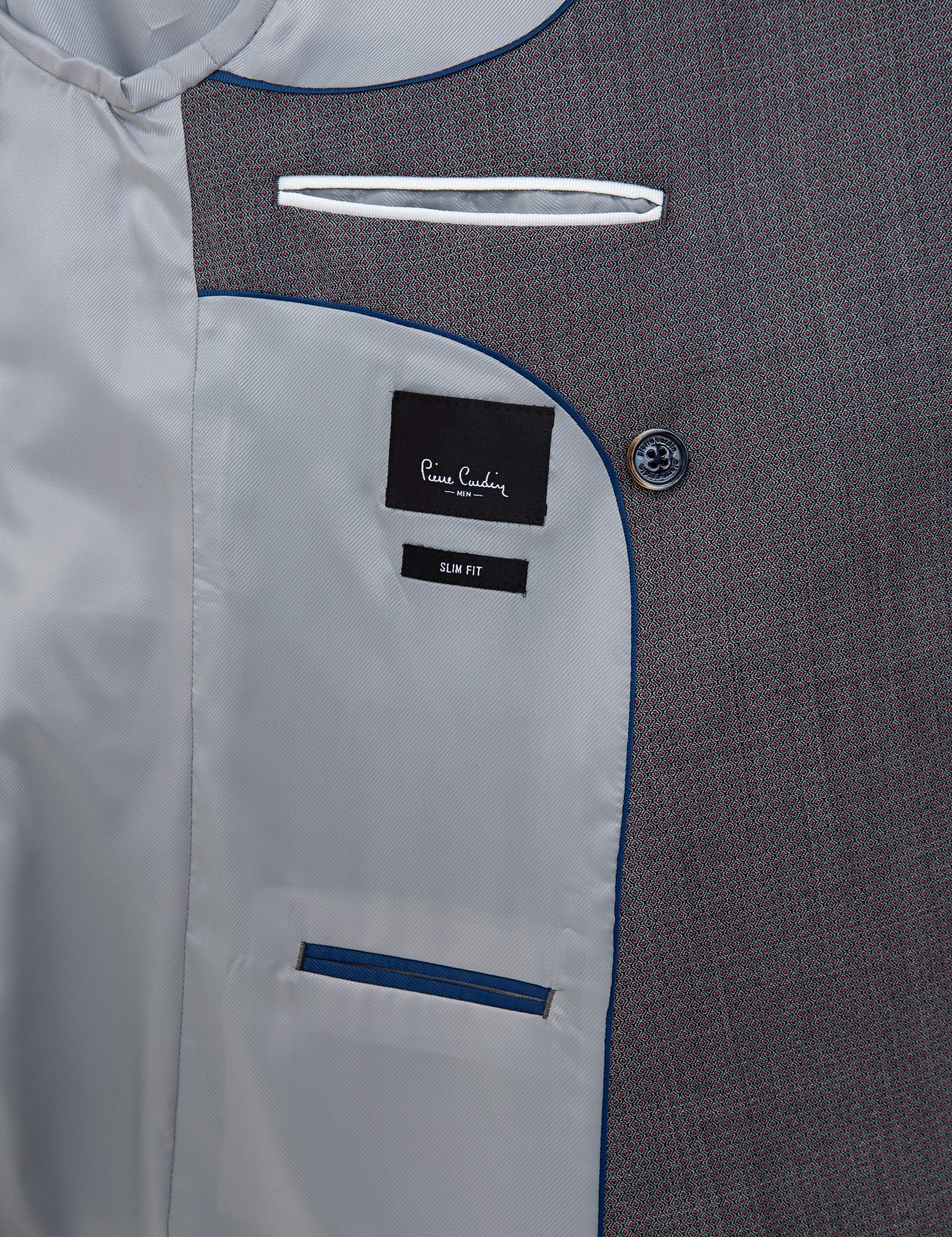 Füme Slim Fit Takım Elbise