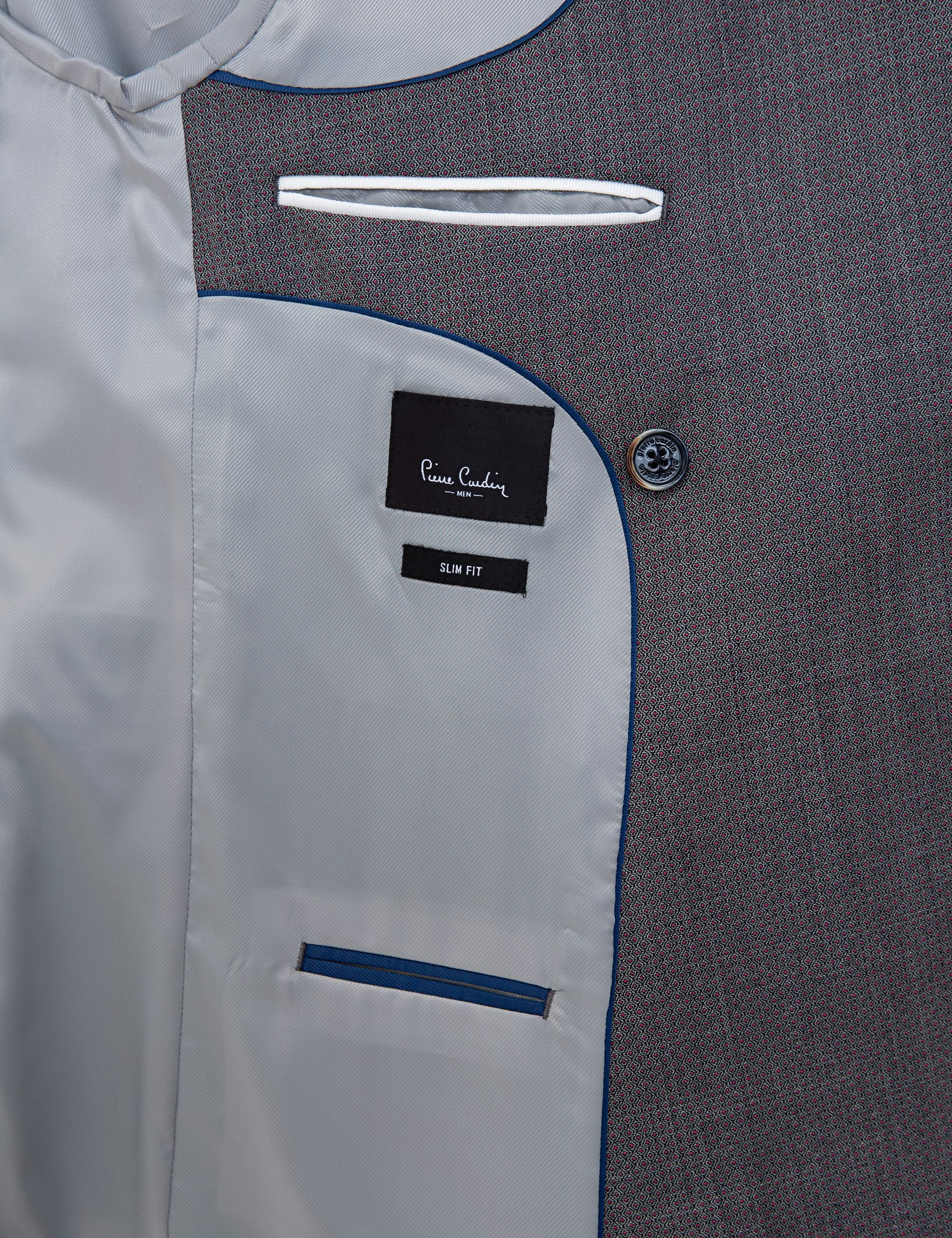 Füme Slim Fit Takım Elbise - Image 6