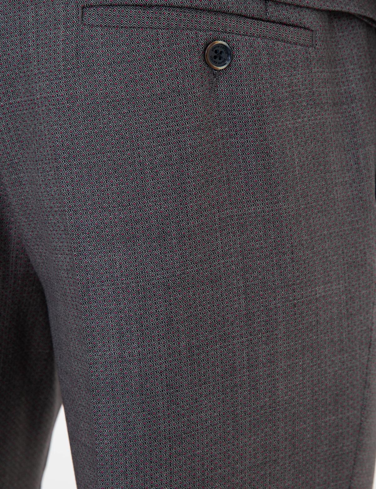 Füme Slim Fit Takım Elbise - 50233702014