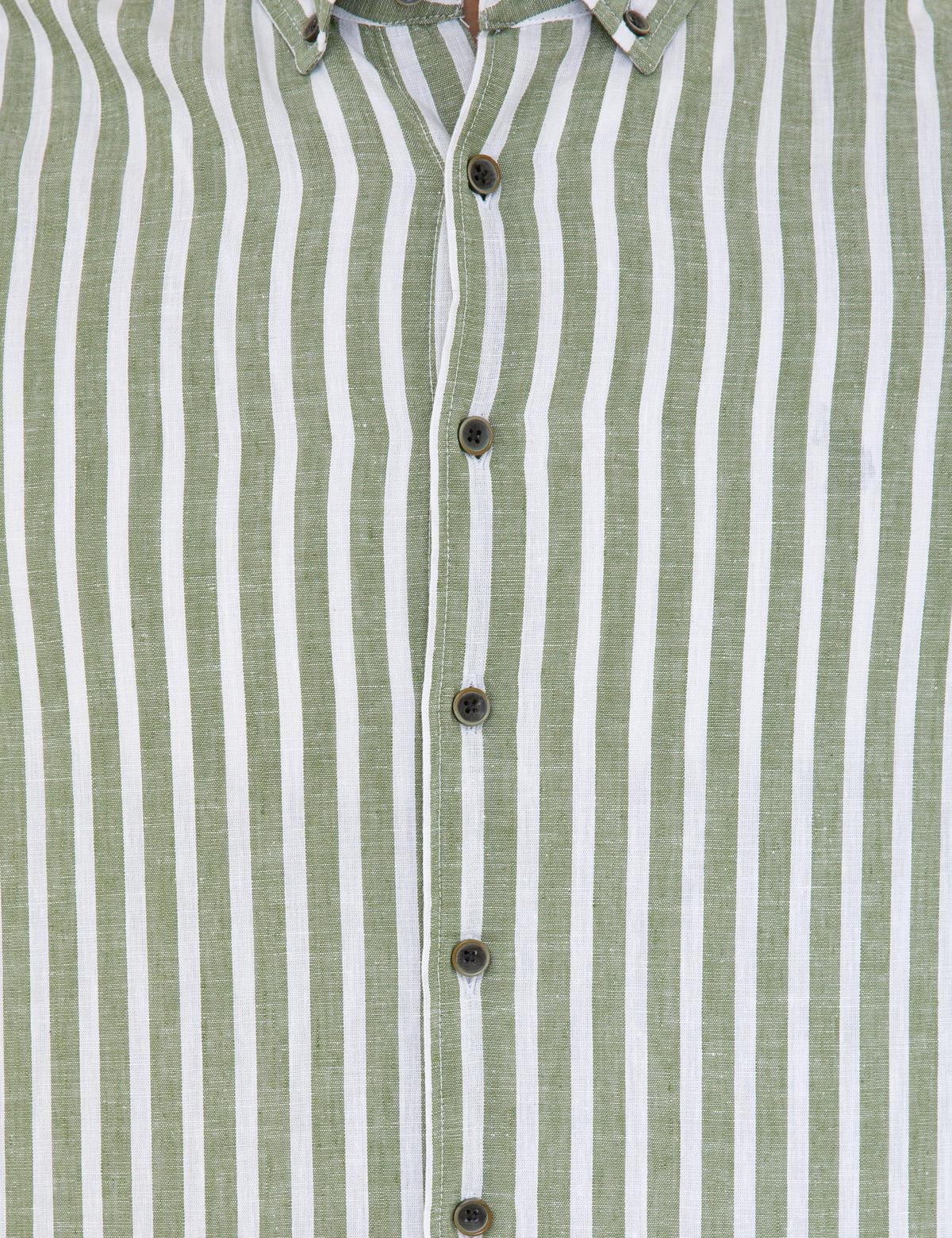 Haki Regular Fit Uzun Kollu Gömlek - 50236738005