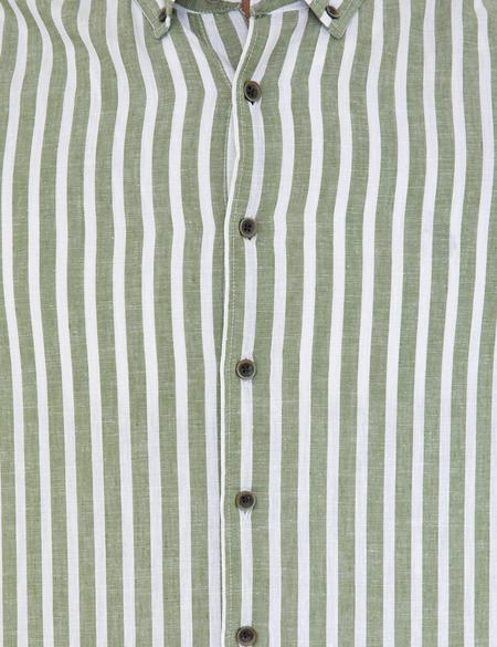 Haki Regular Fit Uzun Kollu Gömlek - 50236738005