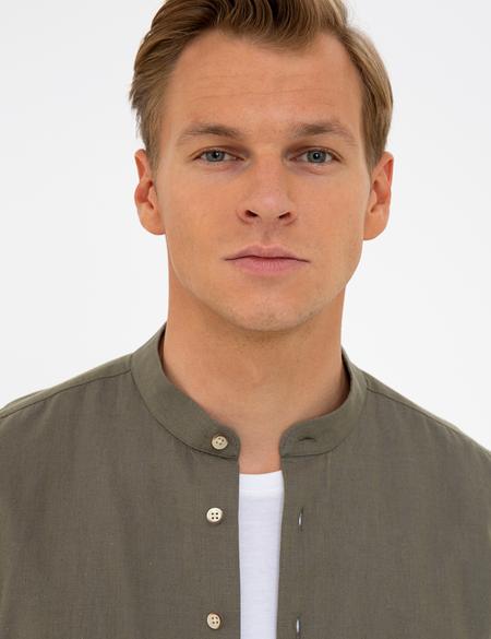 Haki Regular Fit Uzun Kollu Gömlek - 50232976051