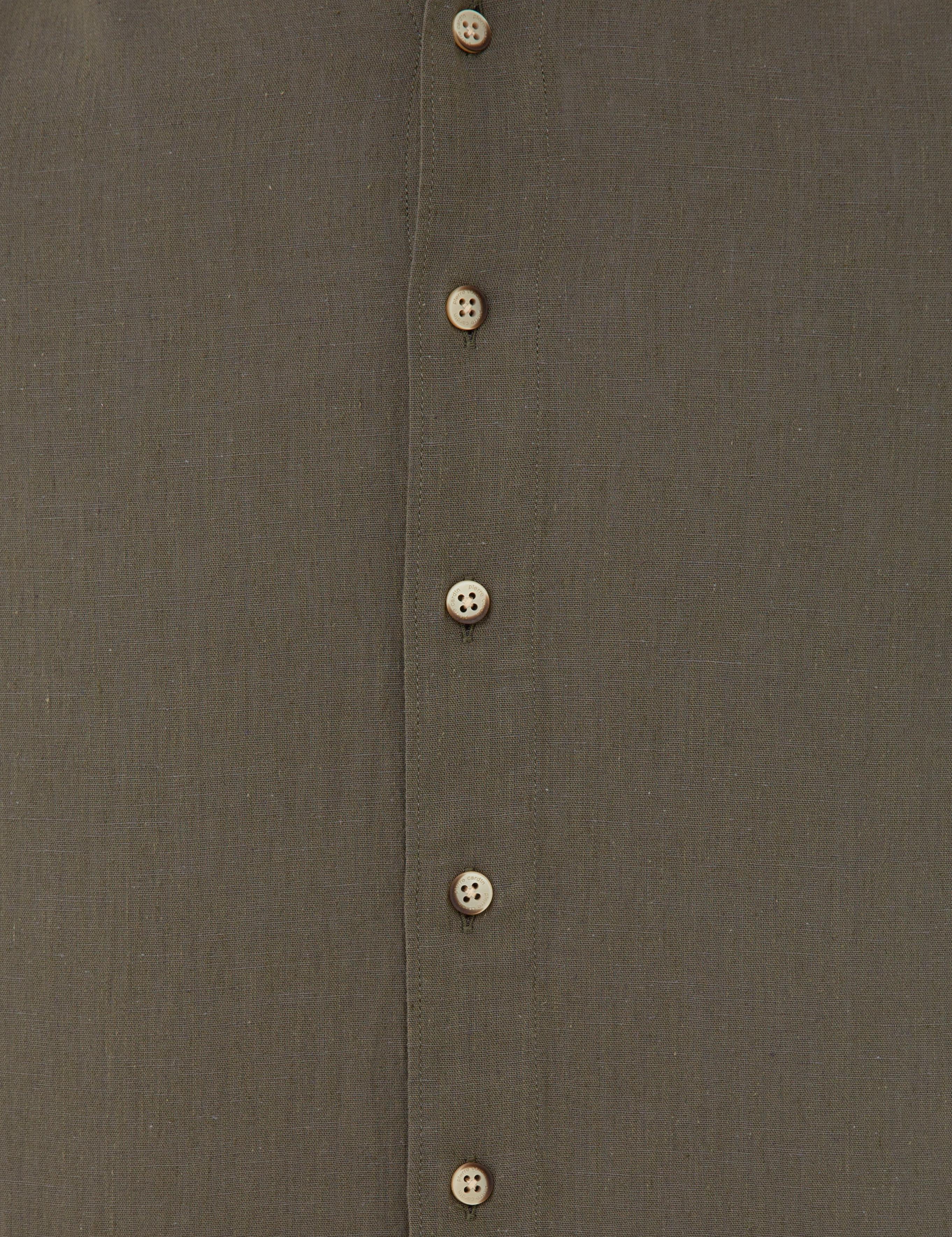 Haki Regular Fit Uzun Kollu Gömlek