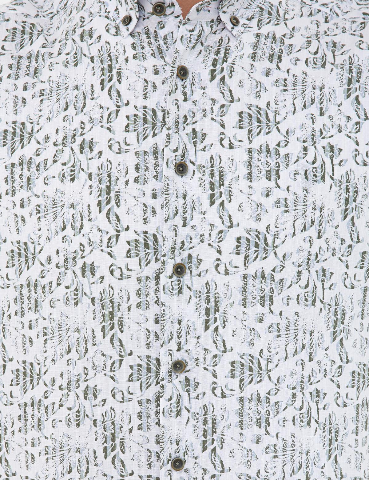 Haki Regular Fit Kısa Kollu Gömlek - 50237329010