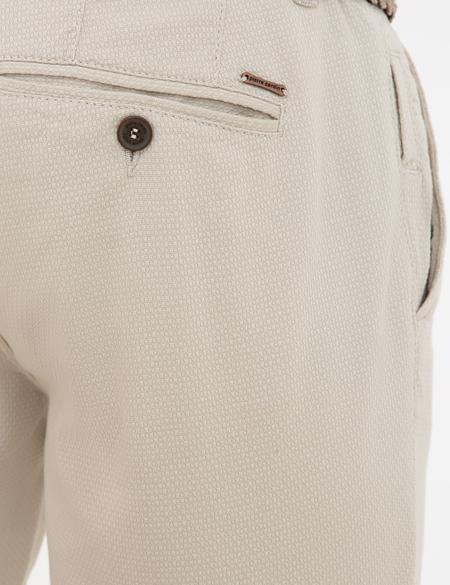Bej Slim Fit Kanvas Pantolon - 50240326079