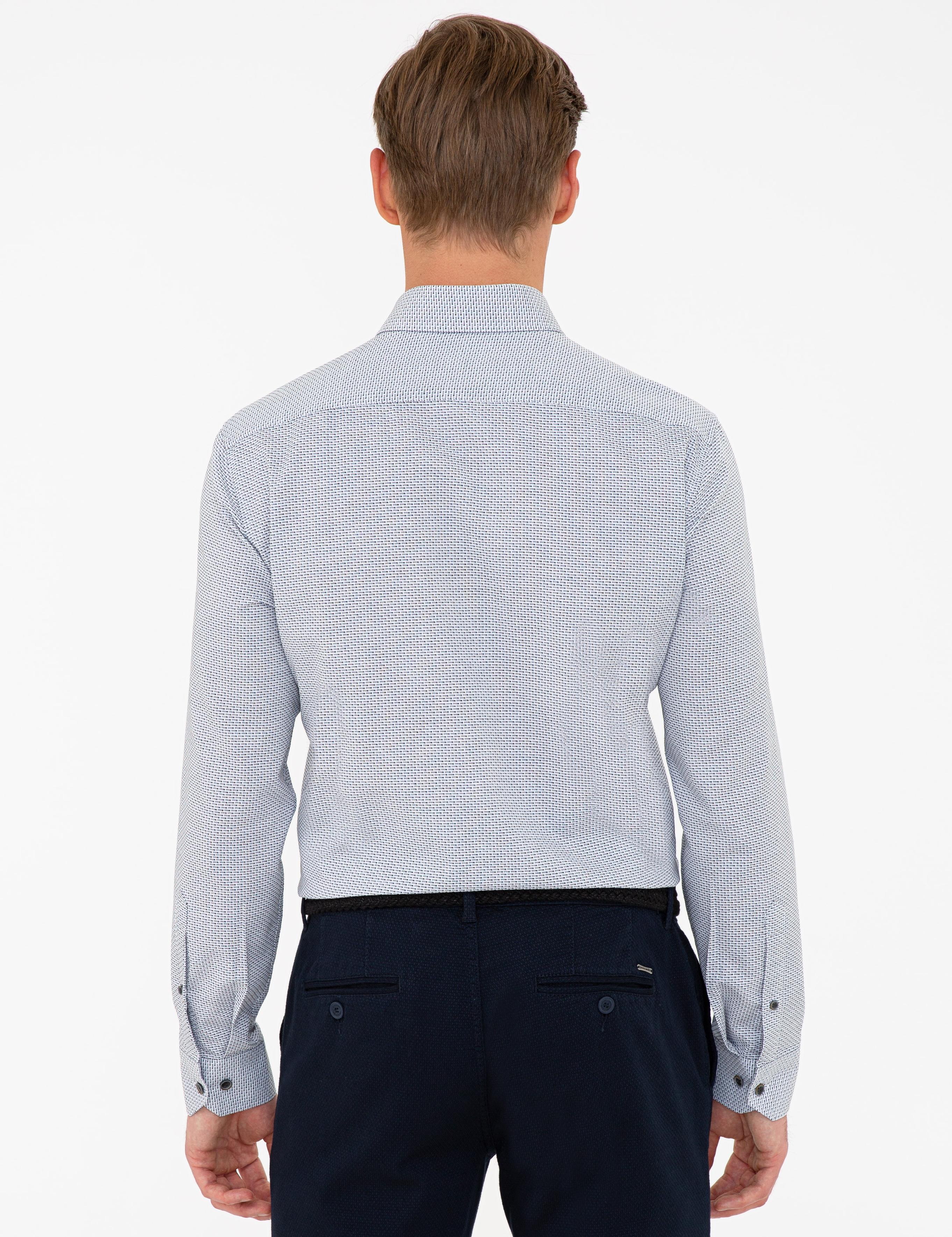 Siyah Slim Fit Uzun Kollu Gömlek