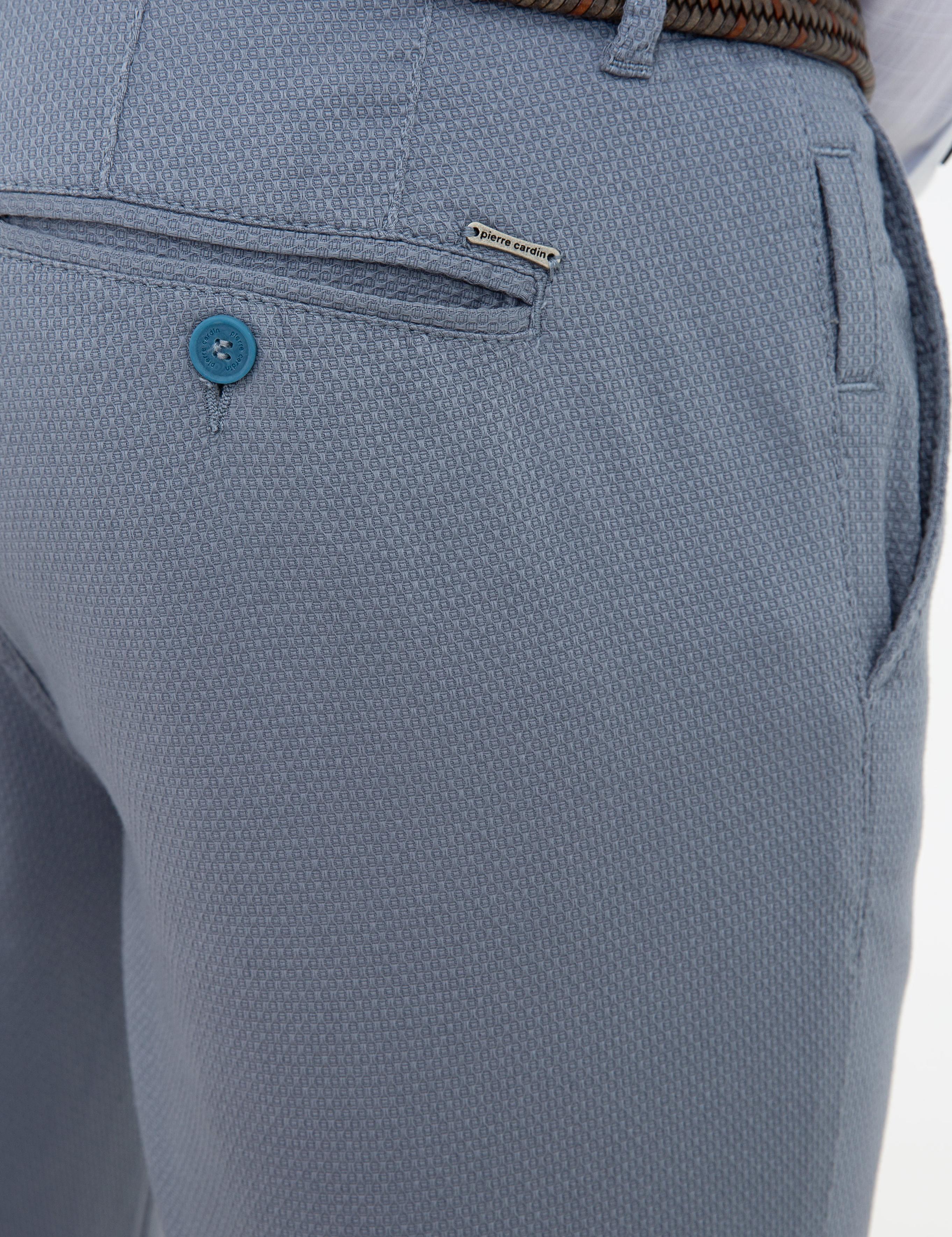 Koyu Mavi Slim Fit Kanvas Pantolon