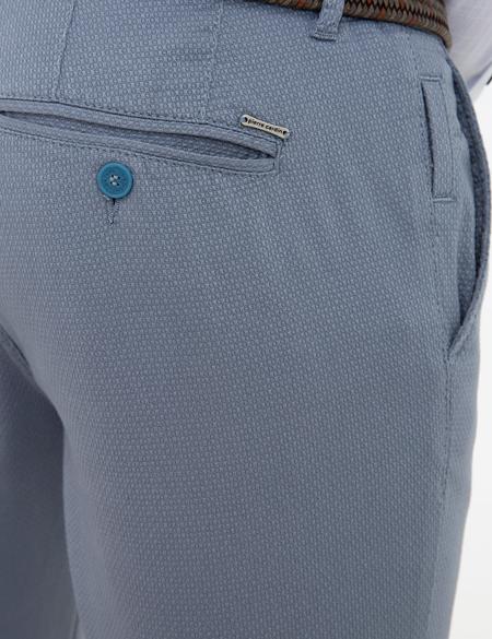 Koyu Mavi Slim Fit Kanvas Pantolon - 50240326219