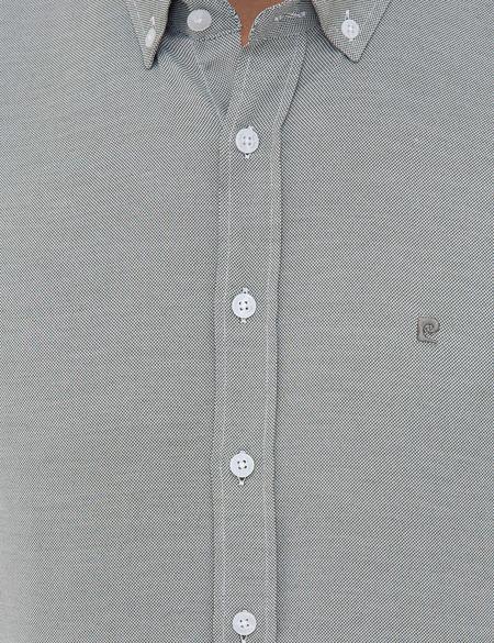 Haki Slim Fit Uzun Kollu Gömlek - 50240379032