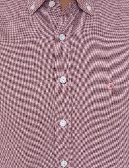 Bordo Slim Fit Oxford Gömlek - 50240379025