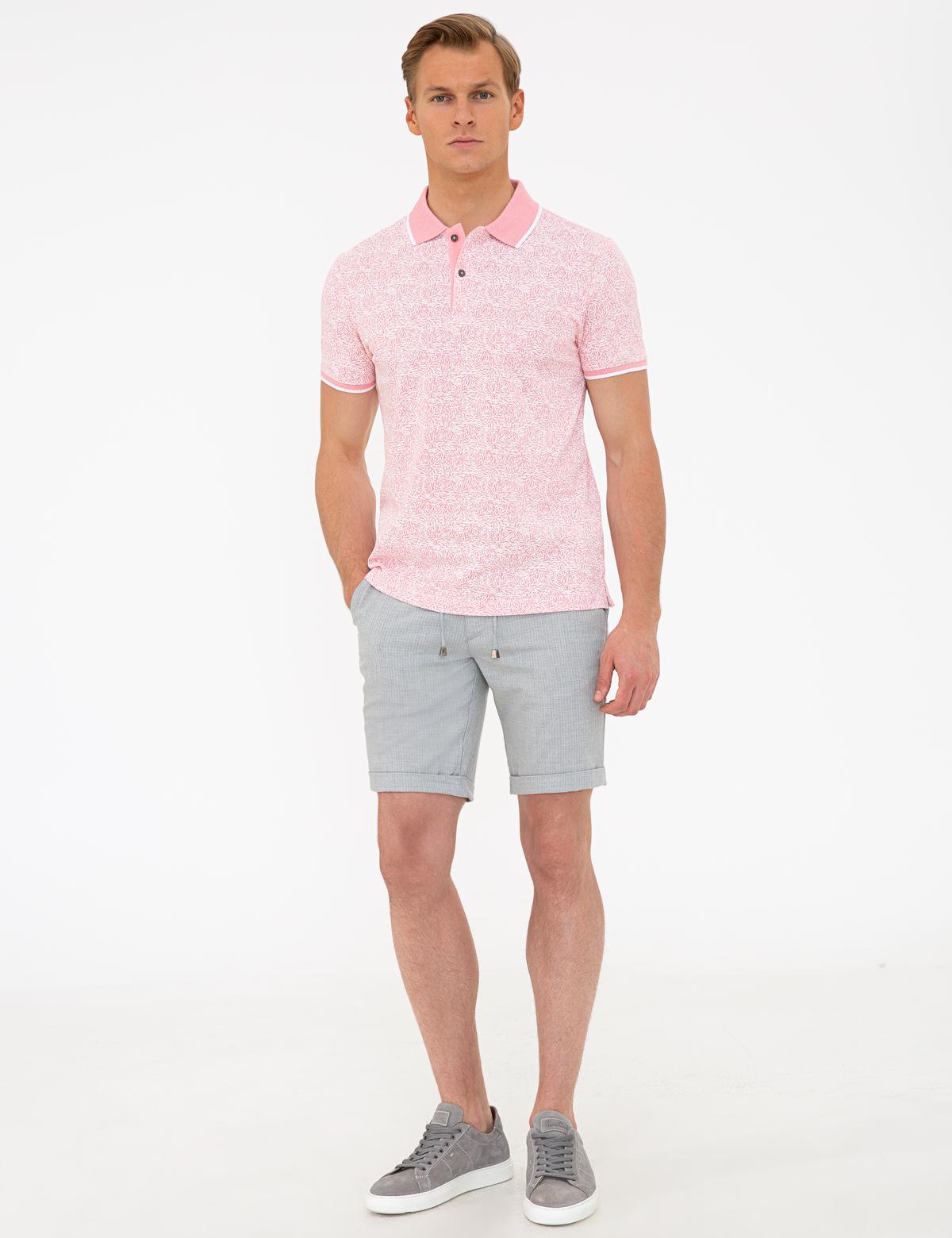 Mercan Slim Fit Polo Yaka Tişört - 50232432171