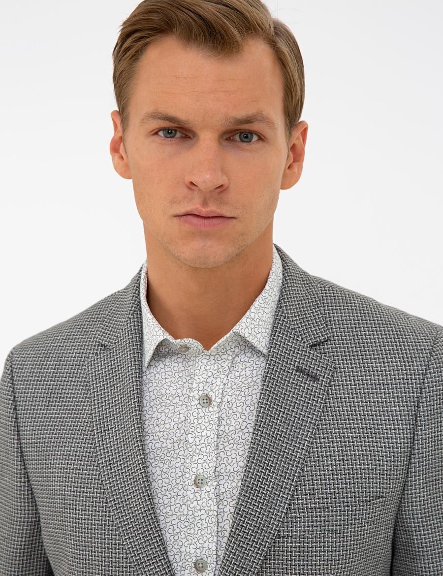 Siyah Slim Fit Ceket