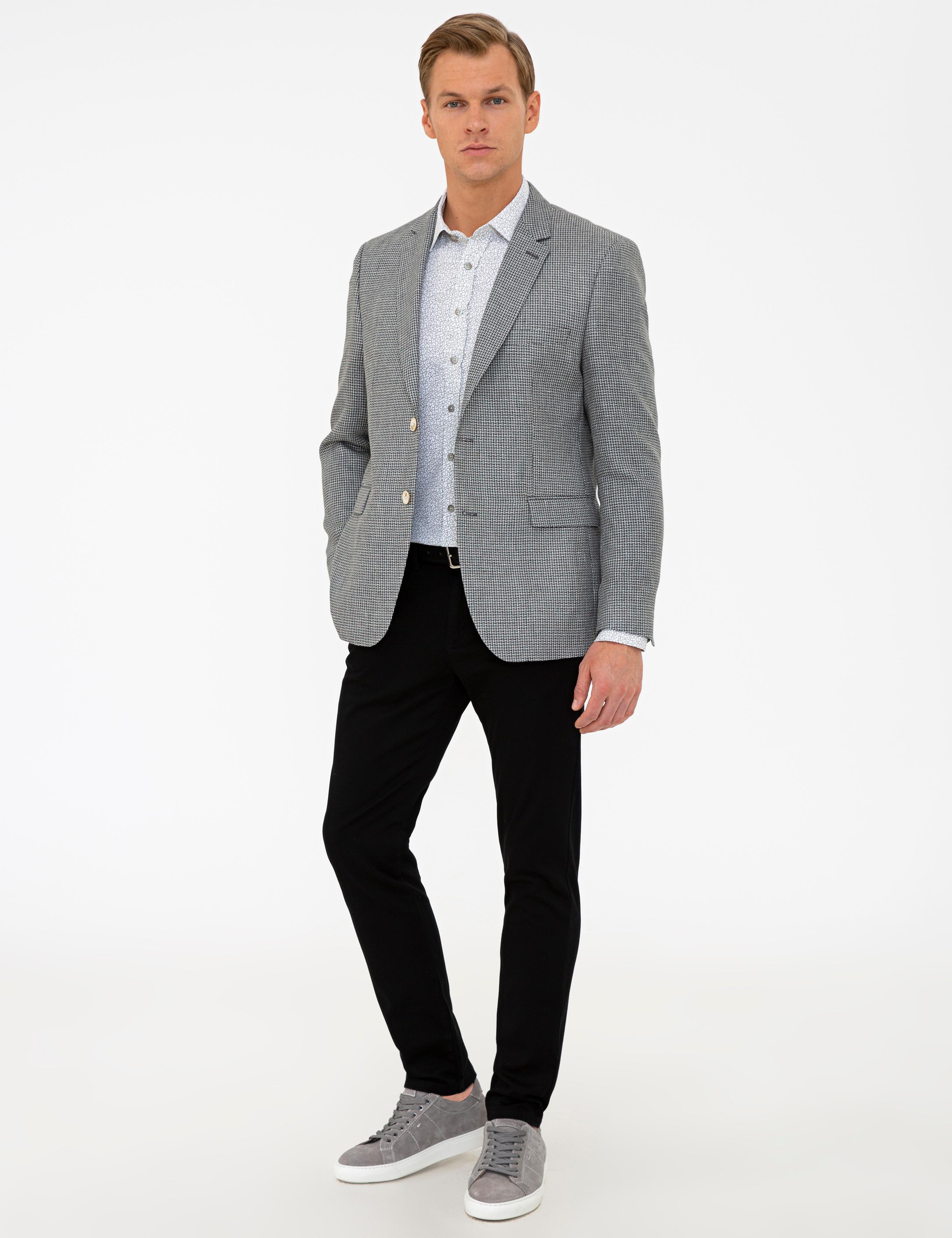 Siyah Slim Fit Ceket