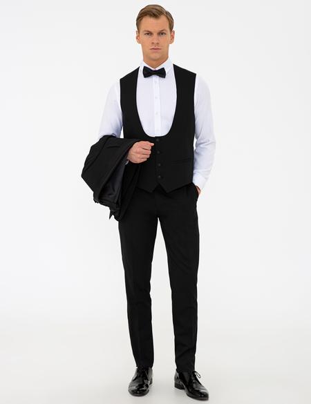 Siyah Ex. Slim Fit Smokin - 50238679017