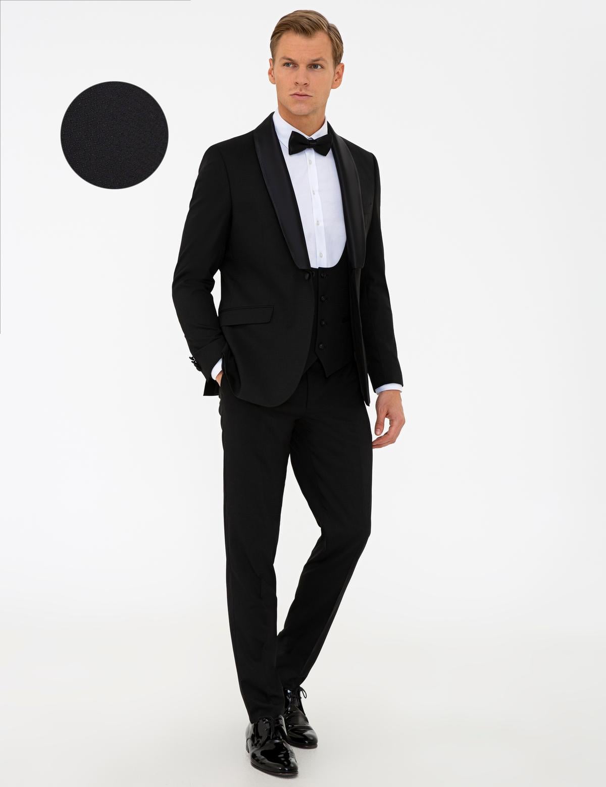 Siyah Ex. Slim Fit Smokin