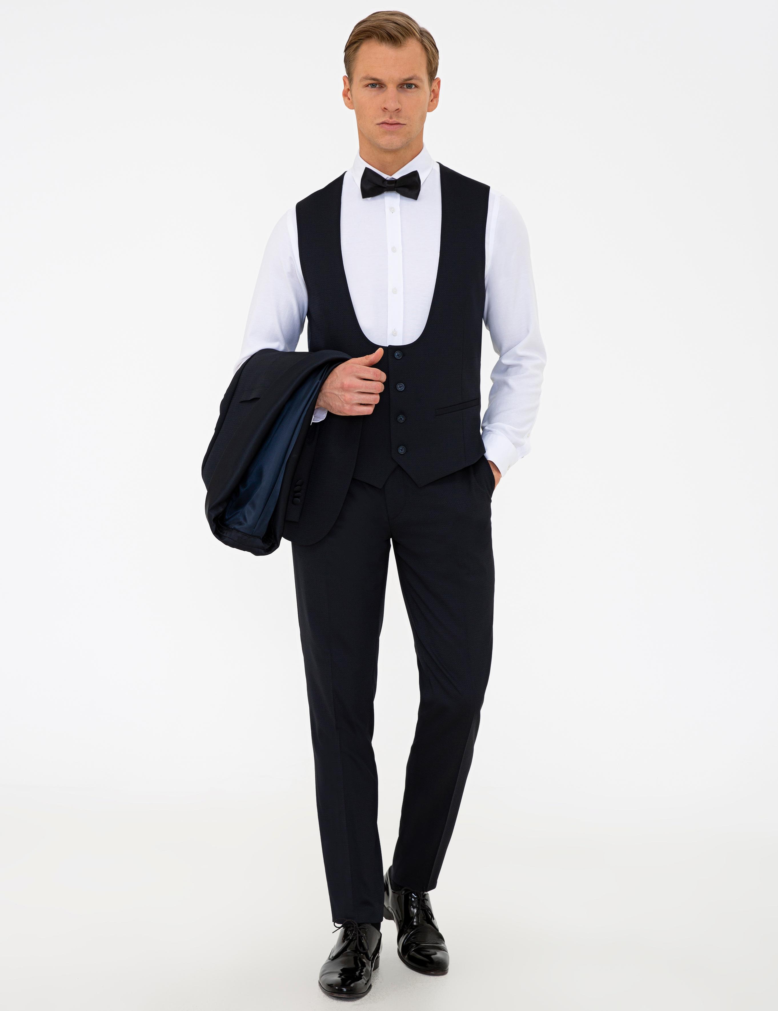 Lacivert Ex. Slim Fit Smokin