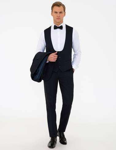 Lacivert Ex. Slim Fit Smokin
