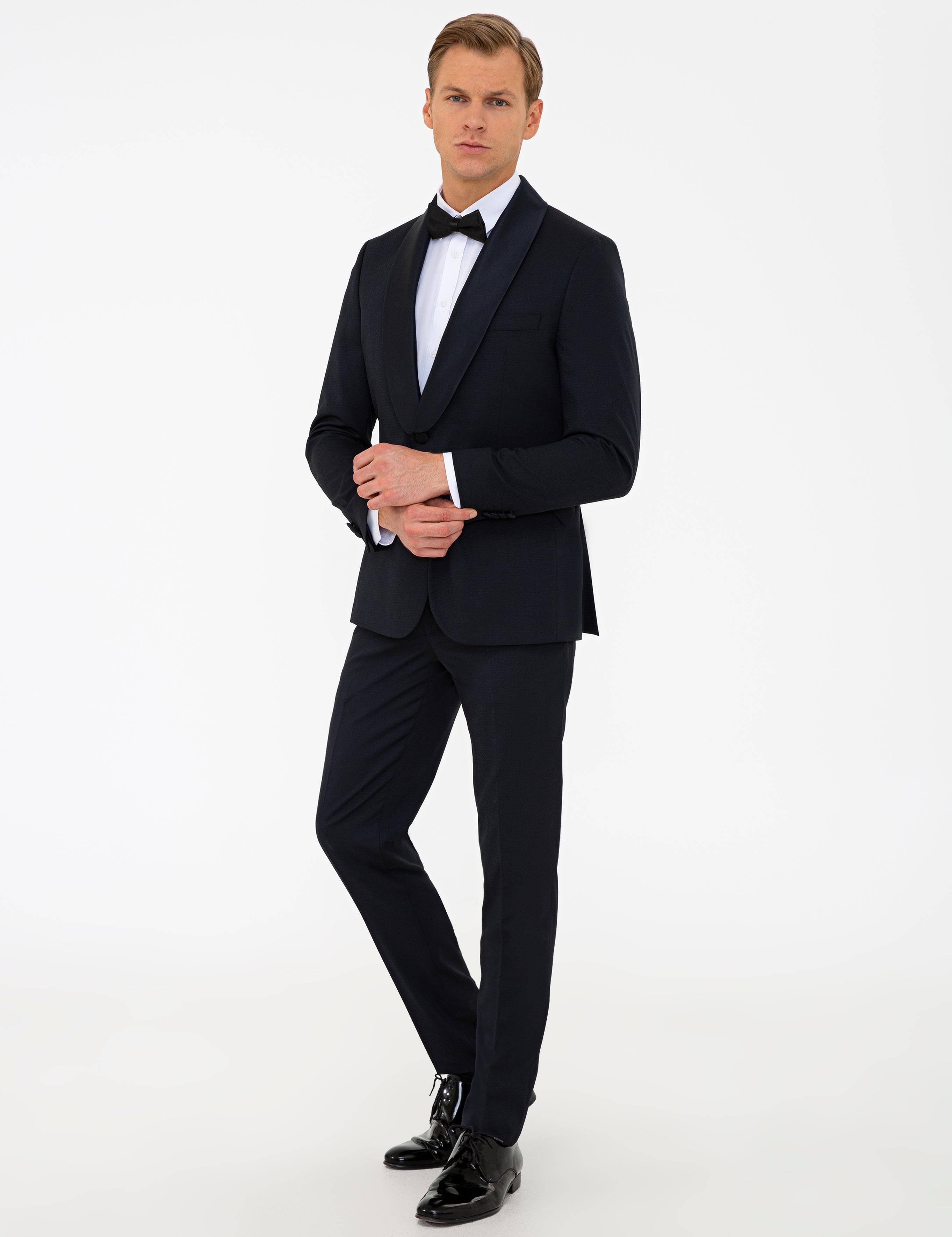 Lacivert Ex. Slim Fit Smokin