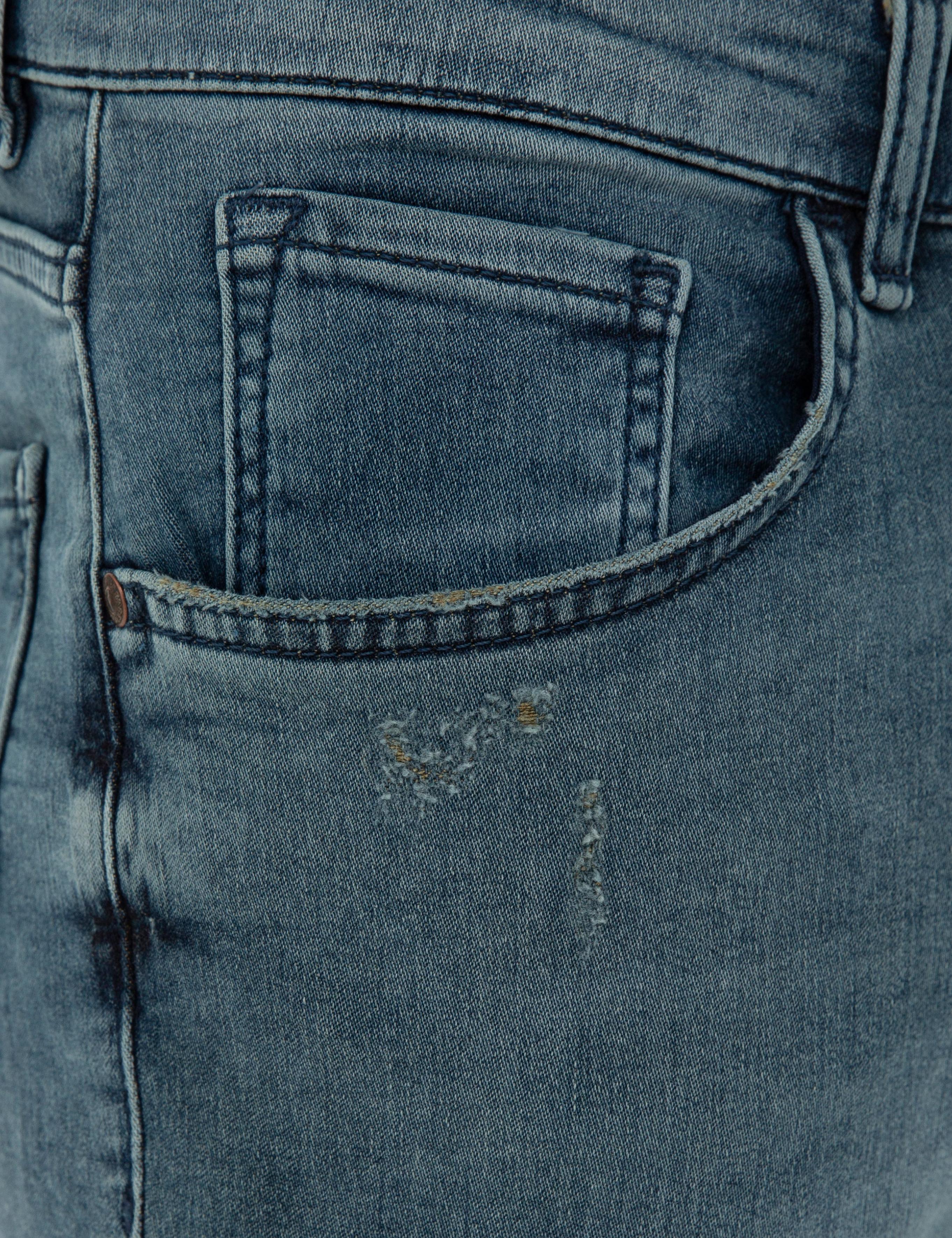 Koyu Mavi Jean Şort