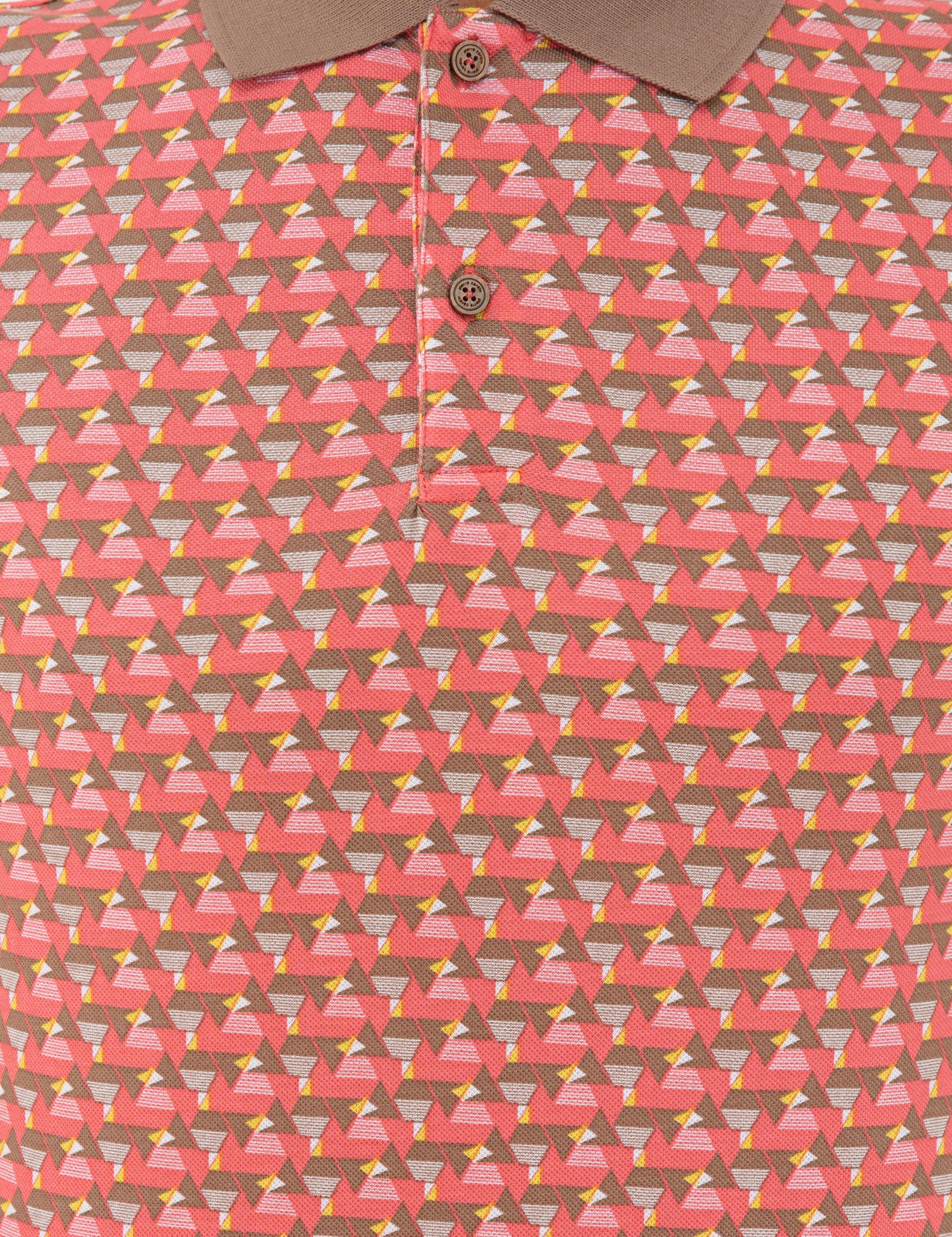 Kırmızı Slim Fit Polo Yaka Tişört