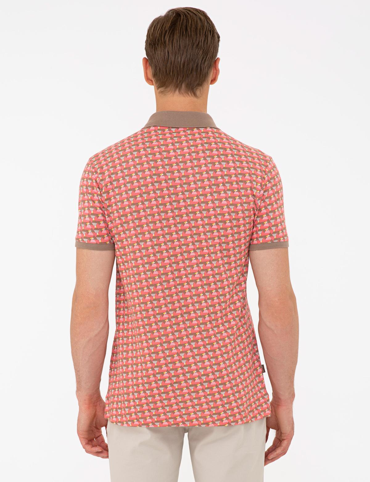 Kırmızı Slim Fit Polo Yaka Tişört - 50232427151