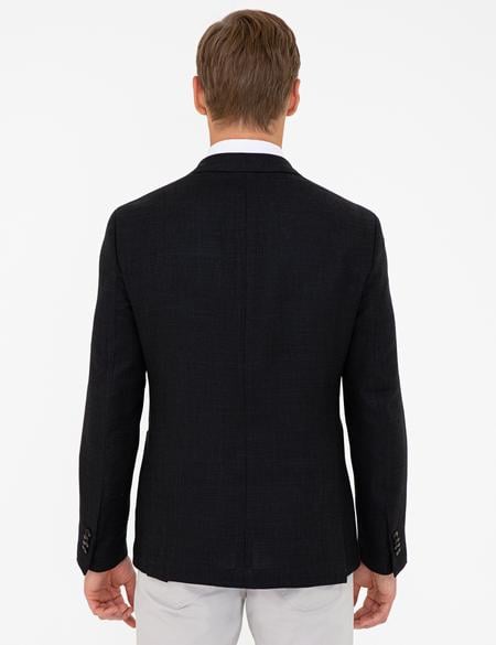 Siyah Slim Fit Ceket - 50233711011