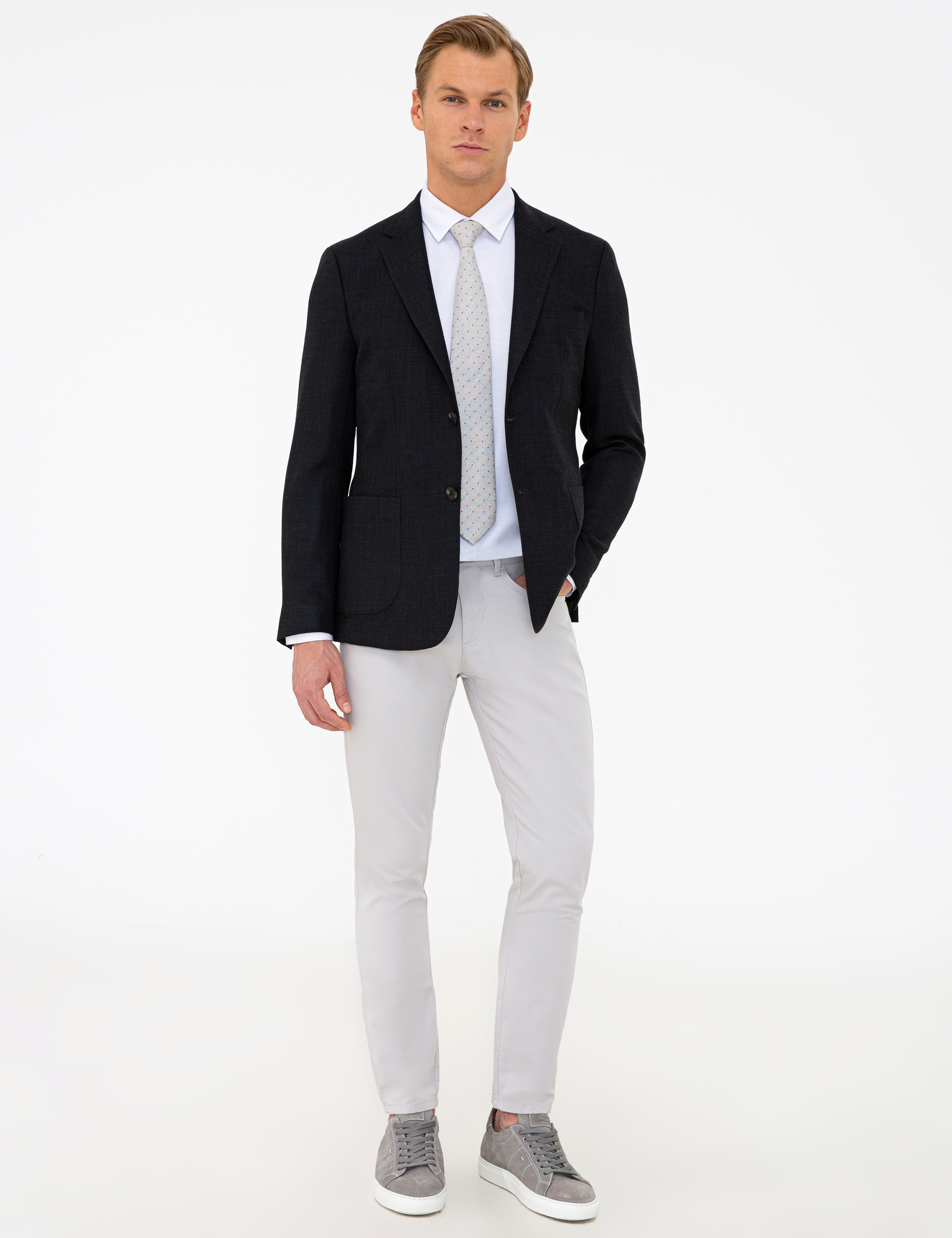 Siyah Slim Fit Ceket