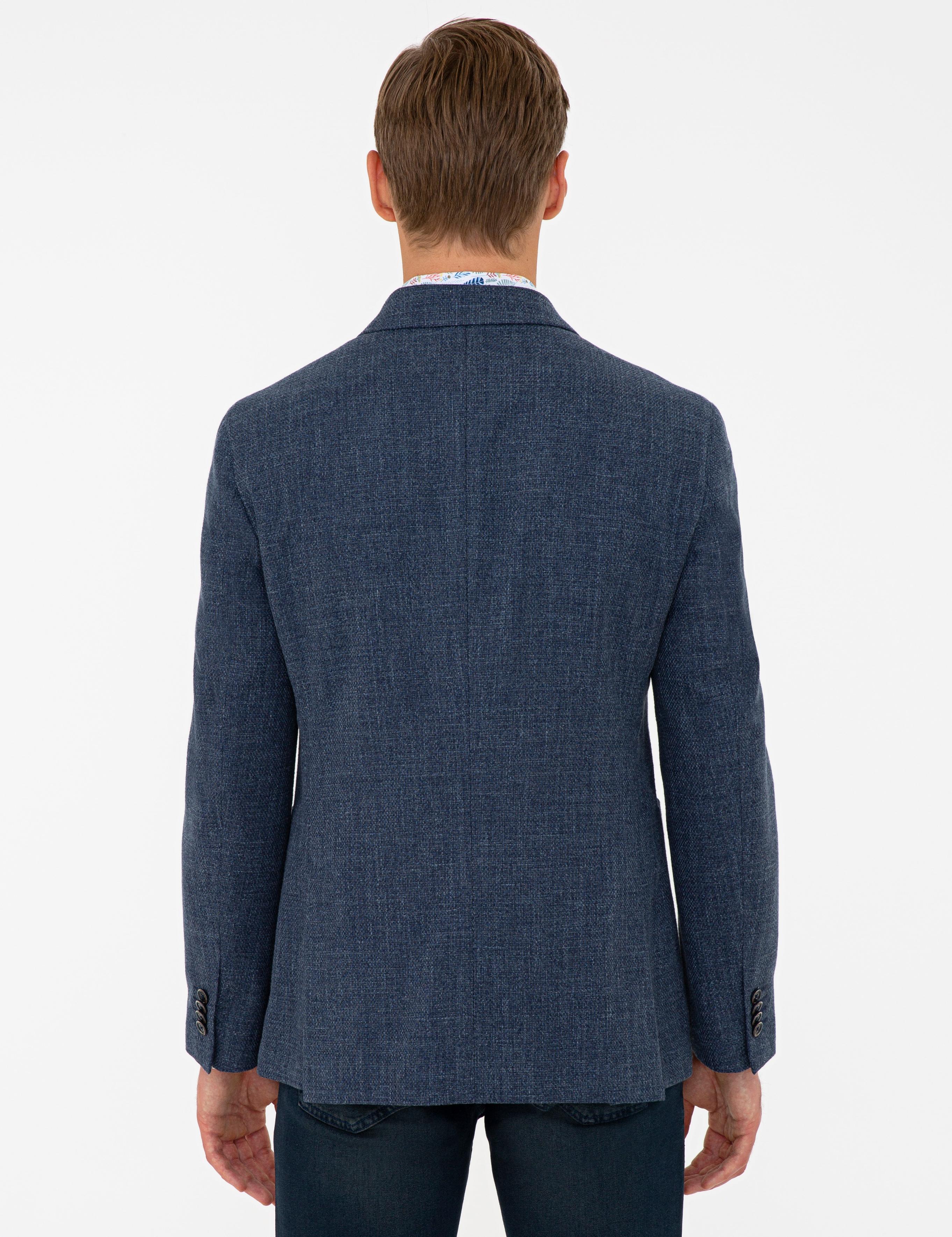 Mavi Slim Fit Kruvaze Ceket